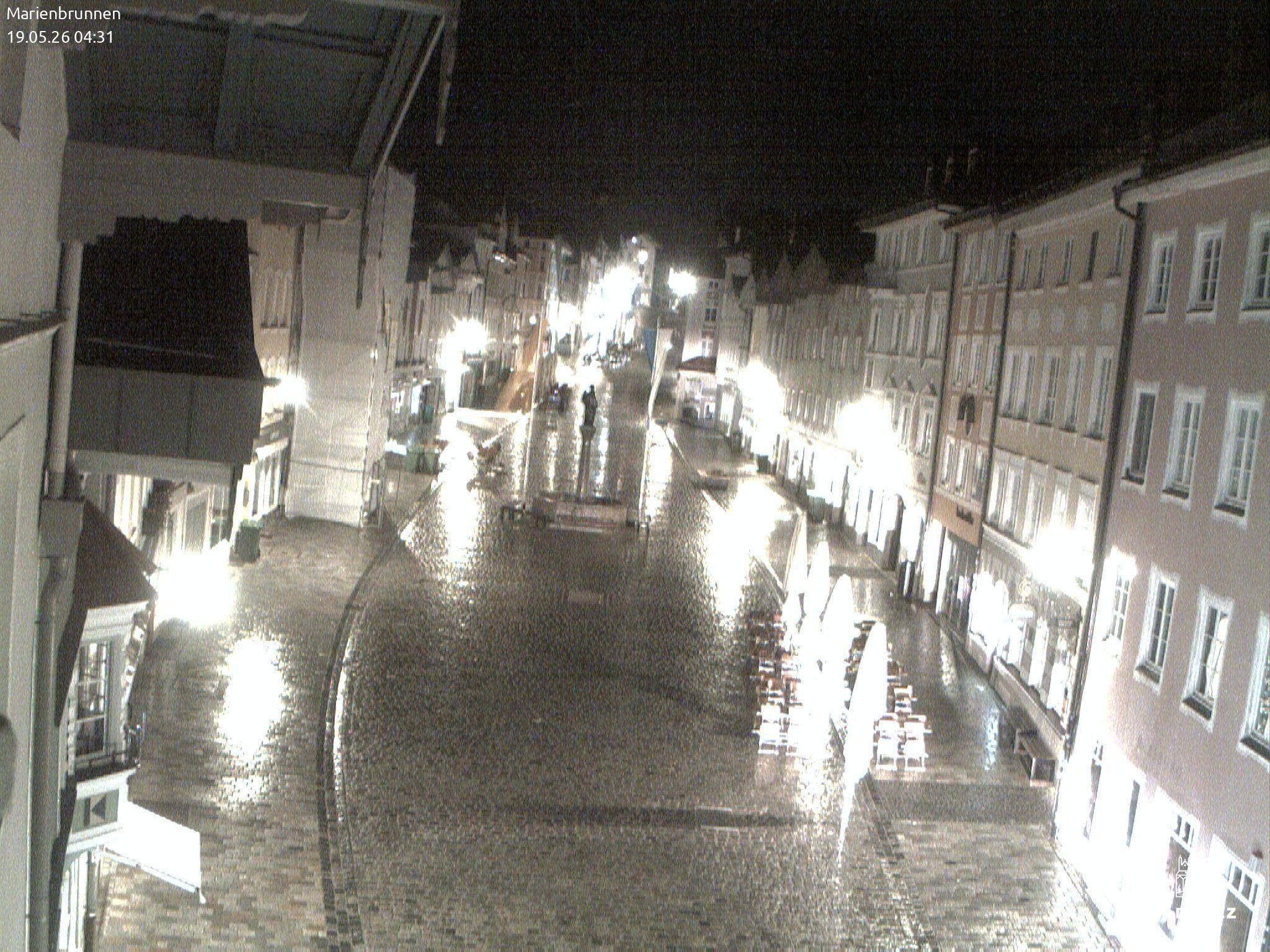 Archiv Foto Webcam Blick auf den Marienbrunnen Bad Tölz