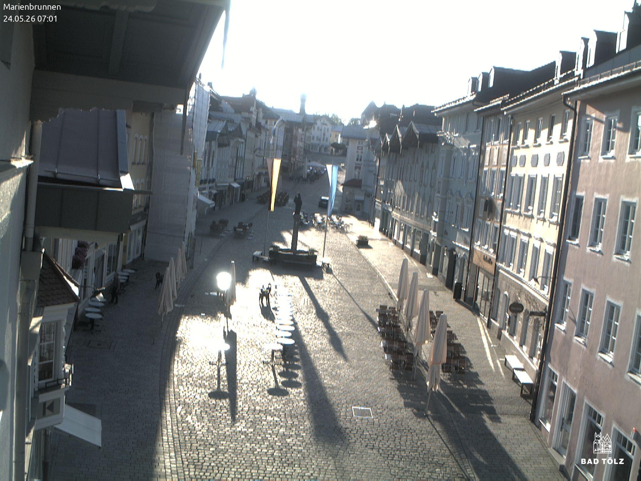 Archived image Webcam Marienbrunnen - Bad Tölz