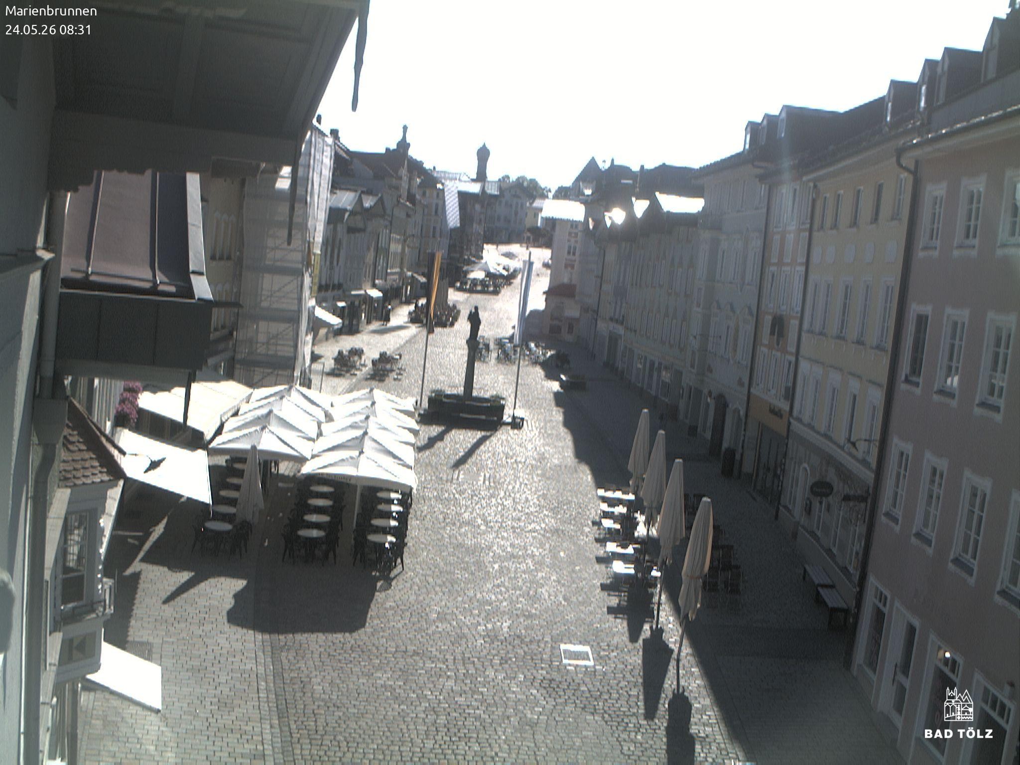 Archived image Webcam Marienbrunnen - Bad Tölz