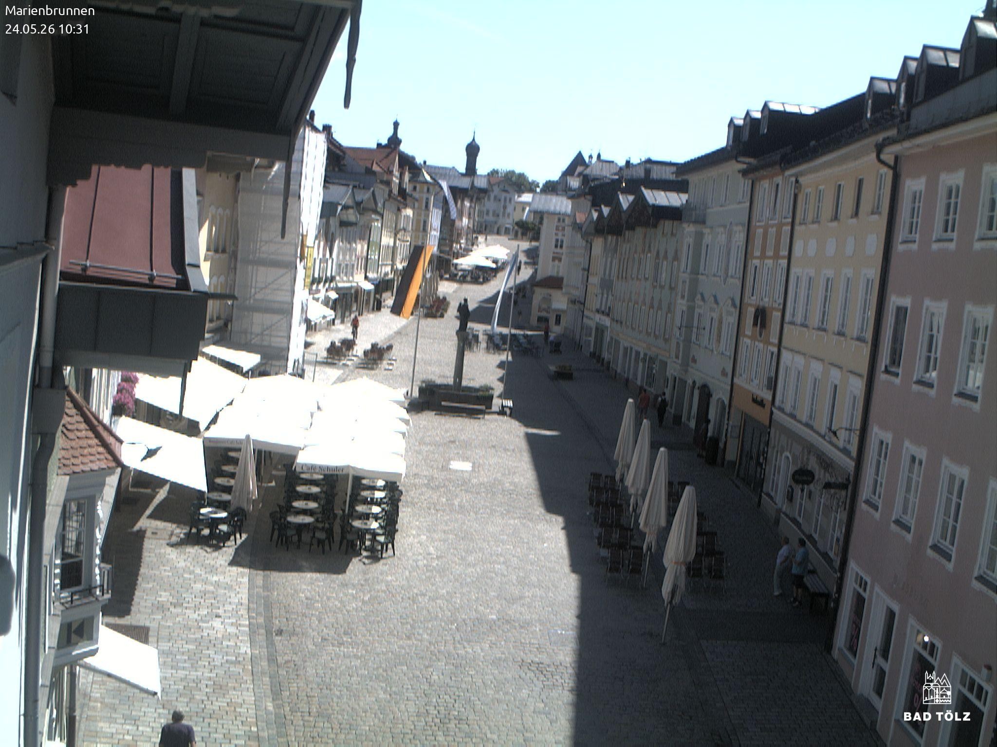 Archived image Webcam Marienbrunnen - Bad Tölz
