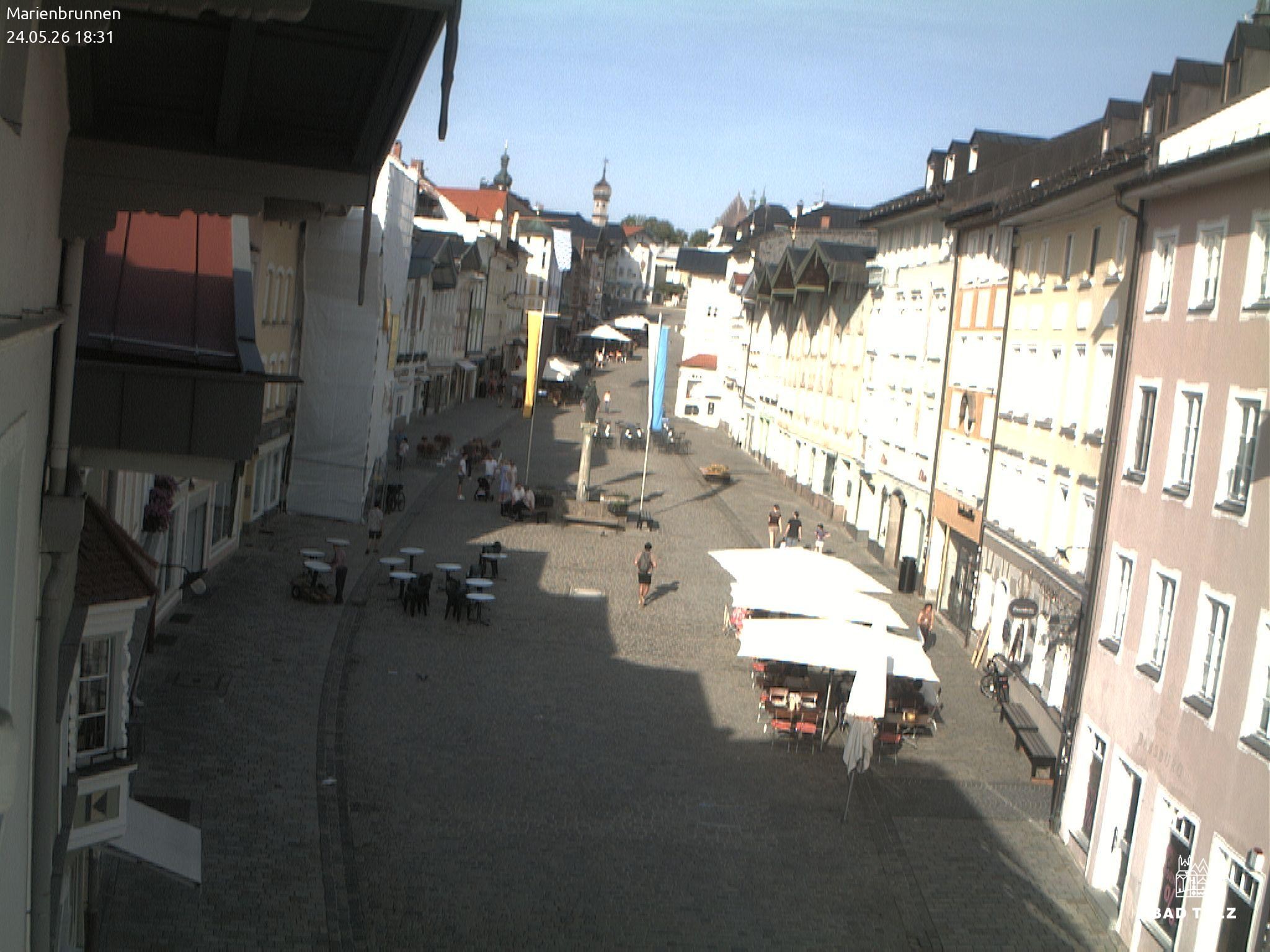 Archived image Webcam Marienbrunnen - Bad Tölz