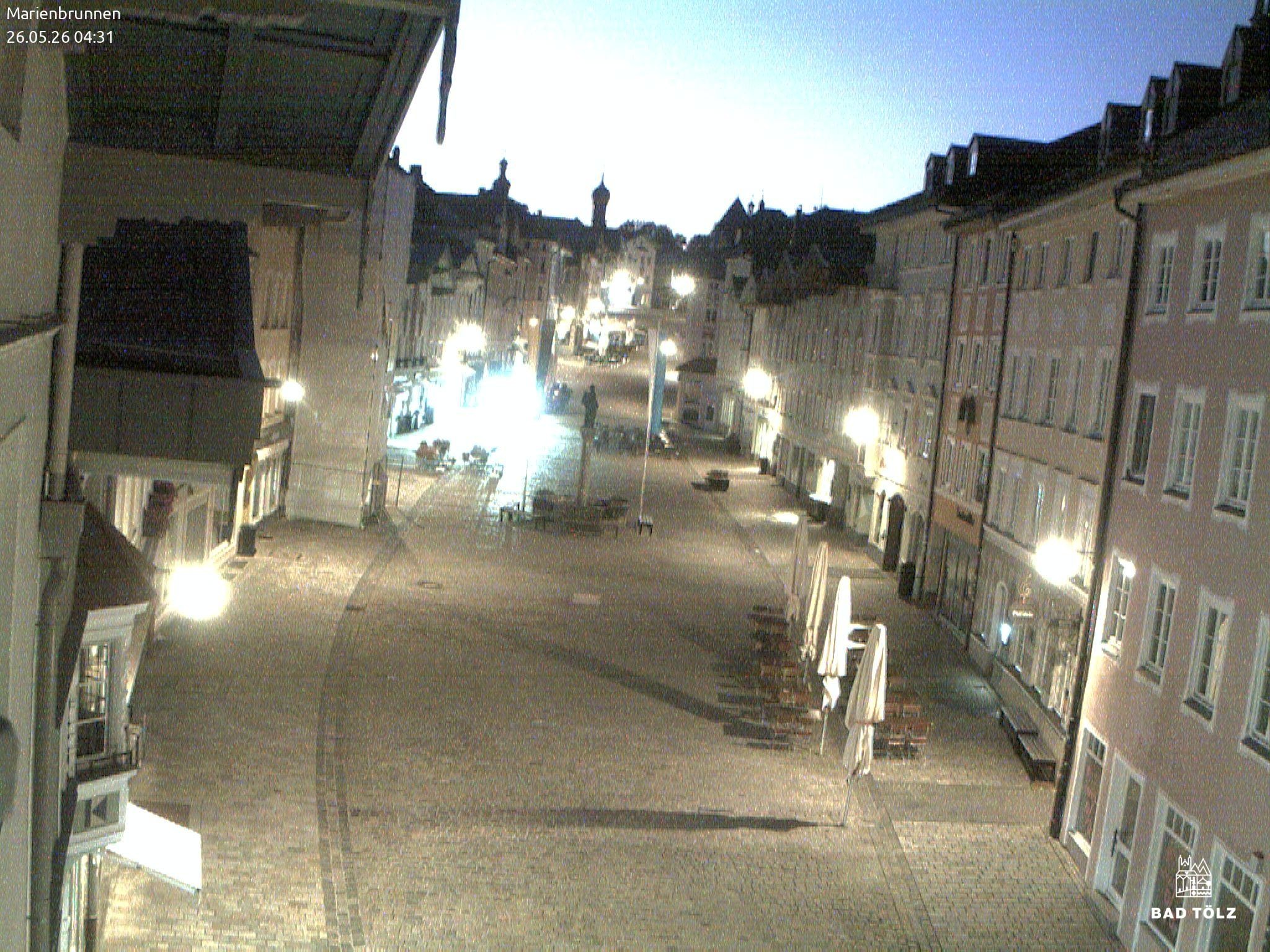 Archived image Webcam Marienbrunnen - Bad Tölz