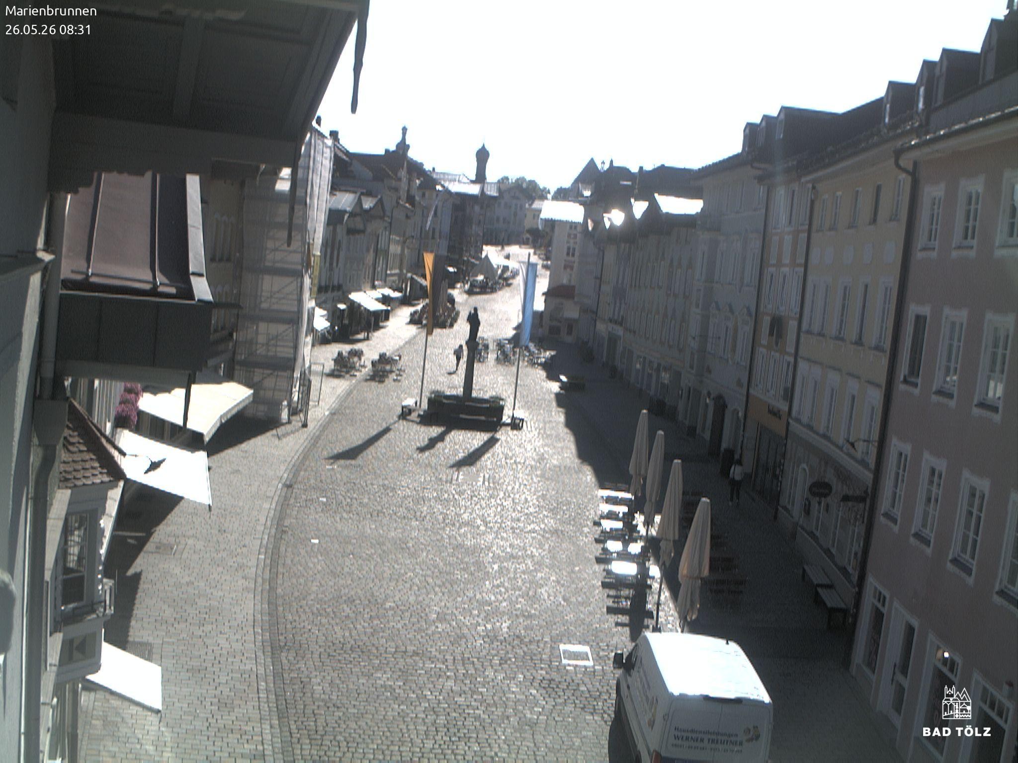 Archived image Webcam Marienbrunnen - Bad Tölz