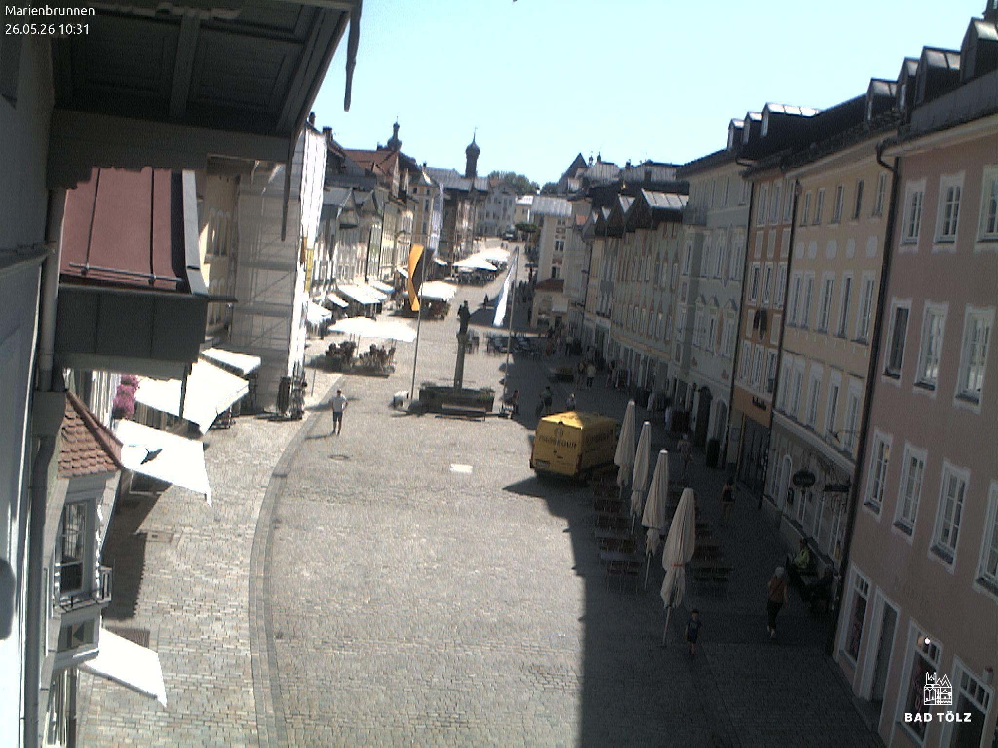Archived image Webcam Marienbrunnen - Bad Tölz
