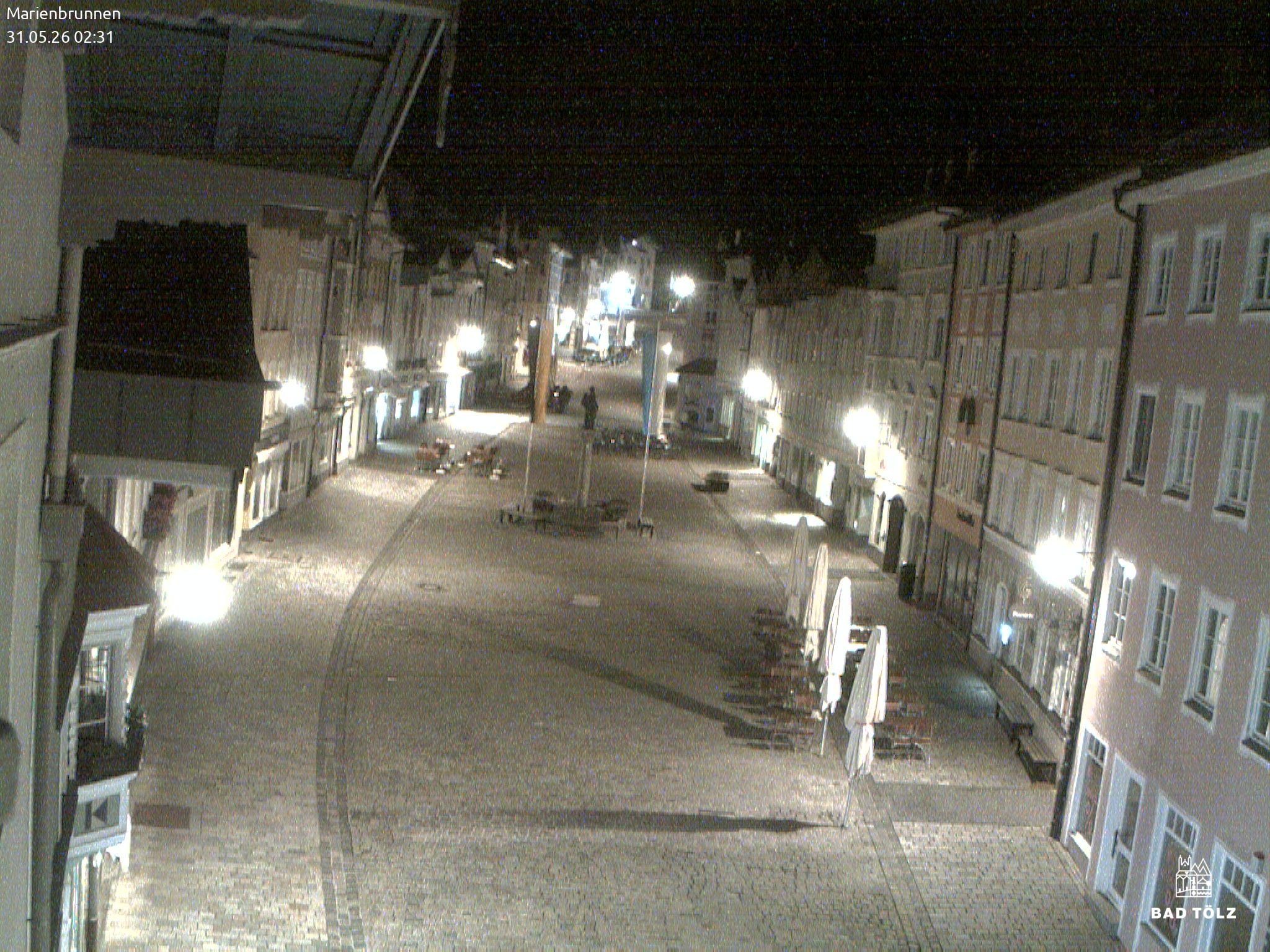 Archiv Foto Webcam Blick auf den Marienbrunnen Bad Tölz