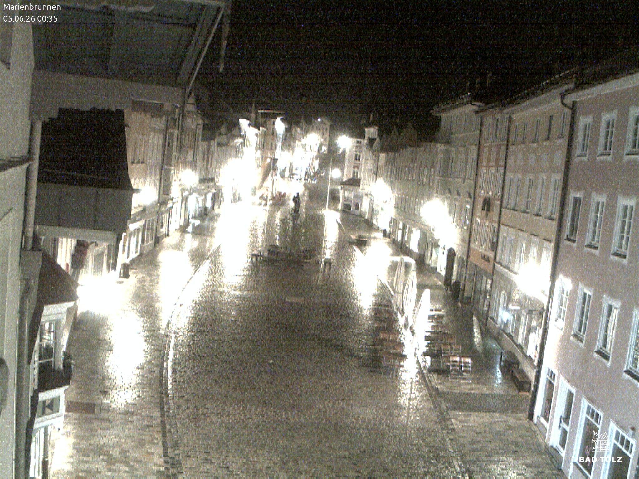 Archiv Foto Webcam Blick auf den Marienbrunnen Bad Tölz