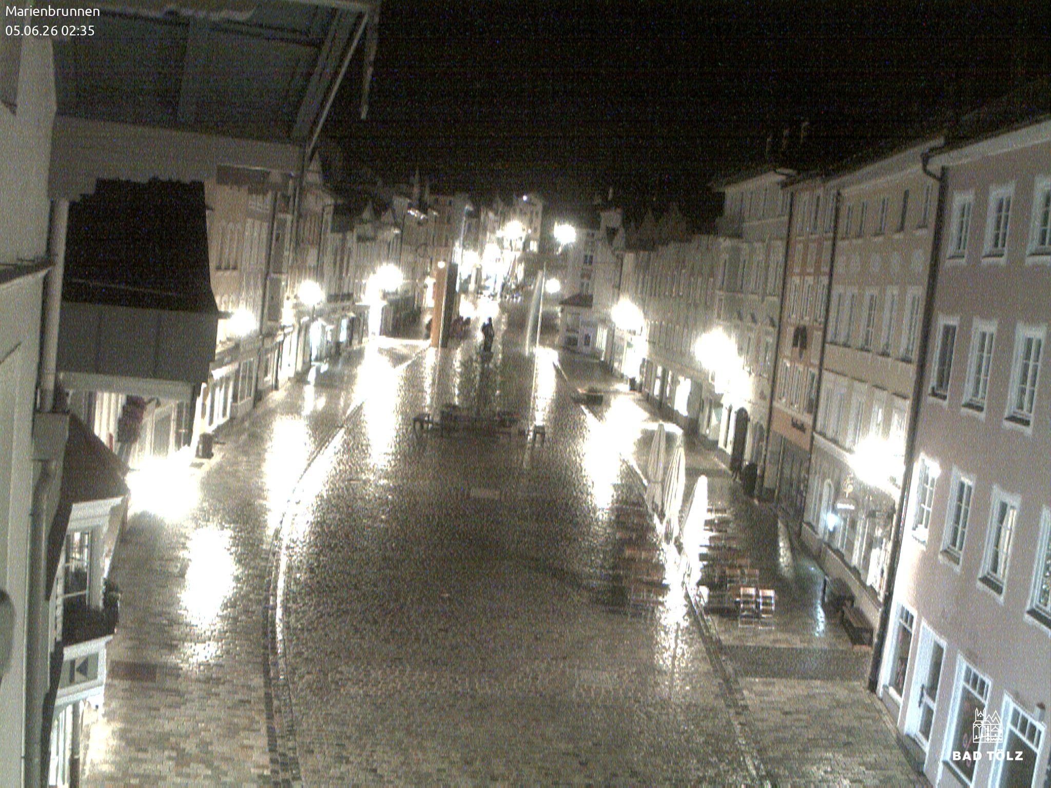 Archiv Foto Webcam Blick auf den Marienbrunnen Bad Tölz