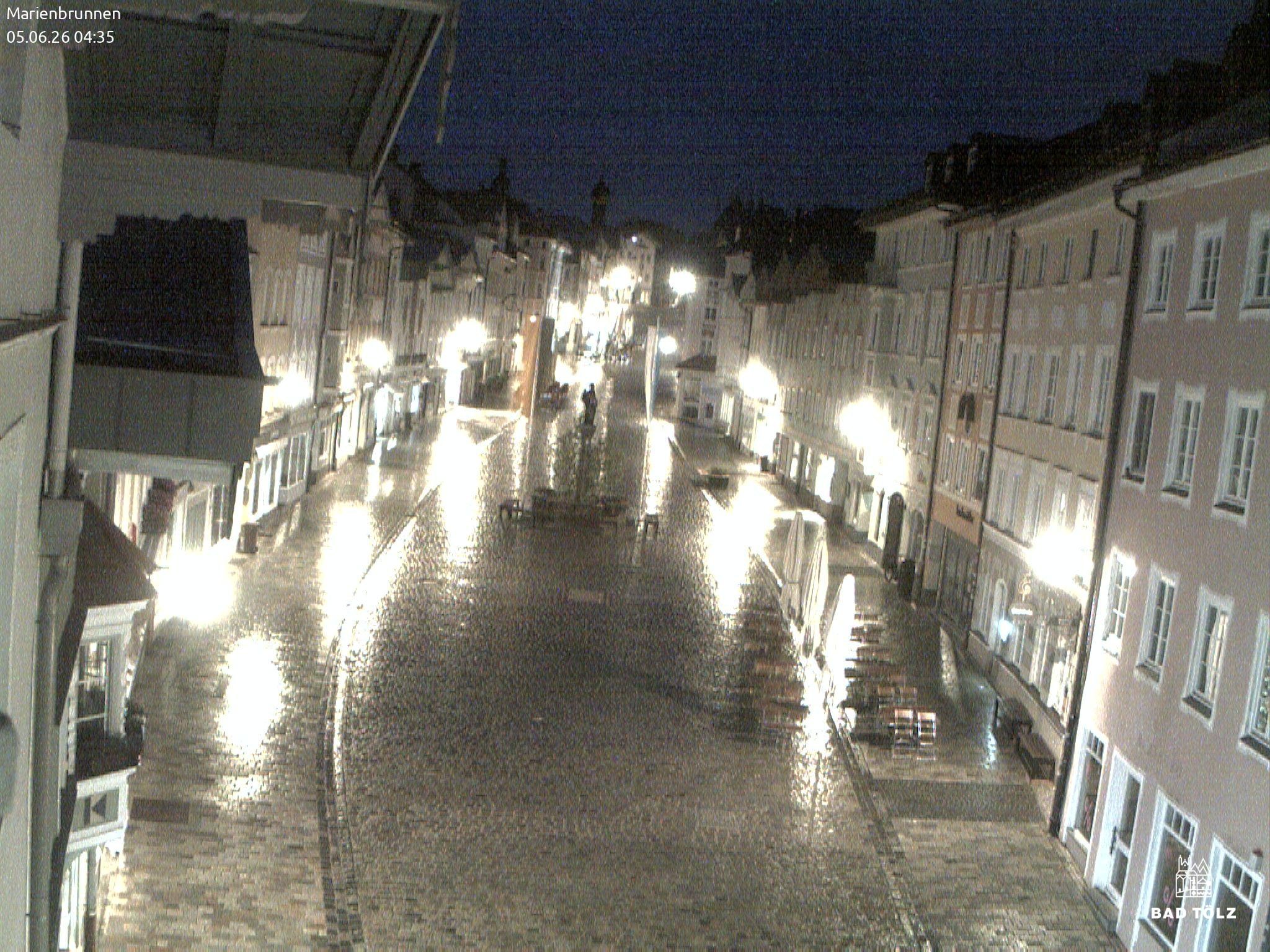 Archiv Foto Webcam Blick auf den Marienbrunnen Bad Tölz