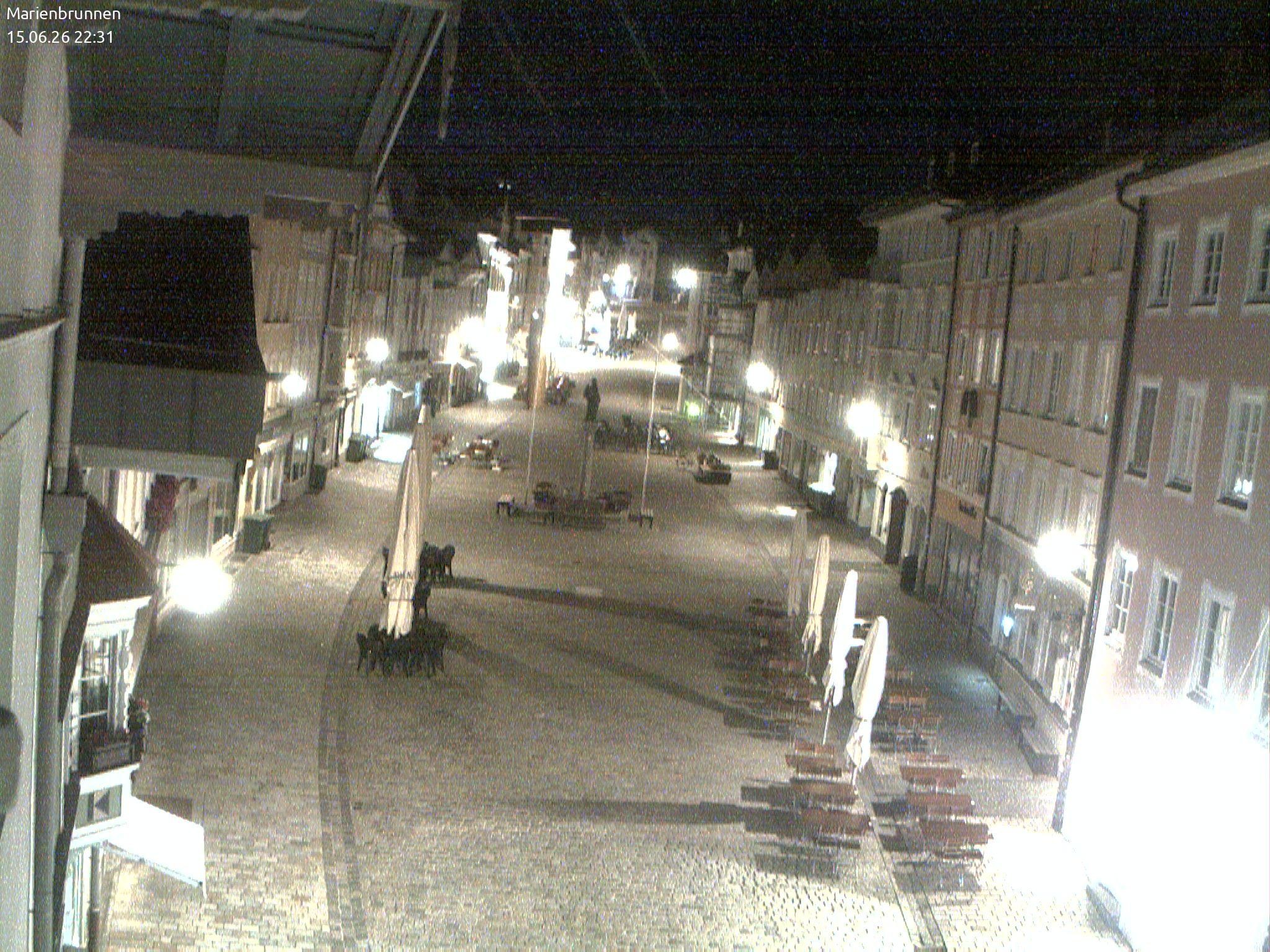 Archiv Foto Webcam Blick auf den Marienbrunnen Bad Tölz