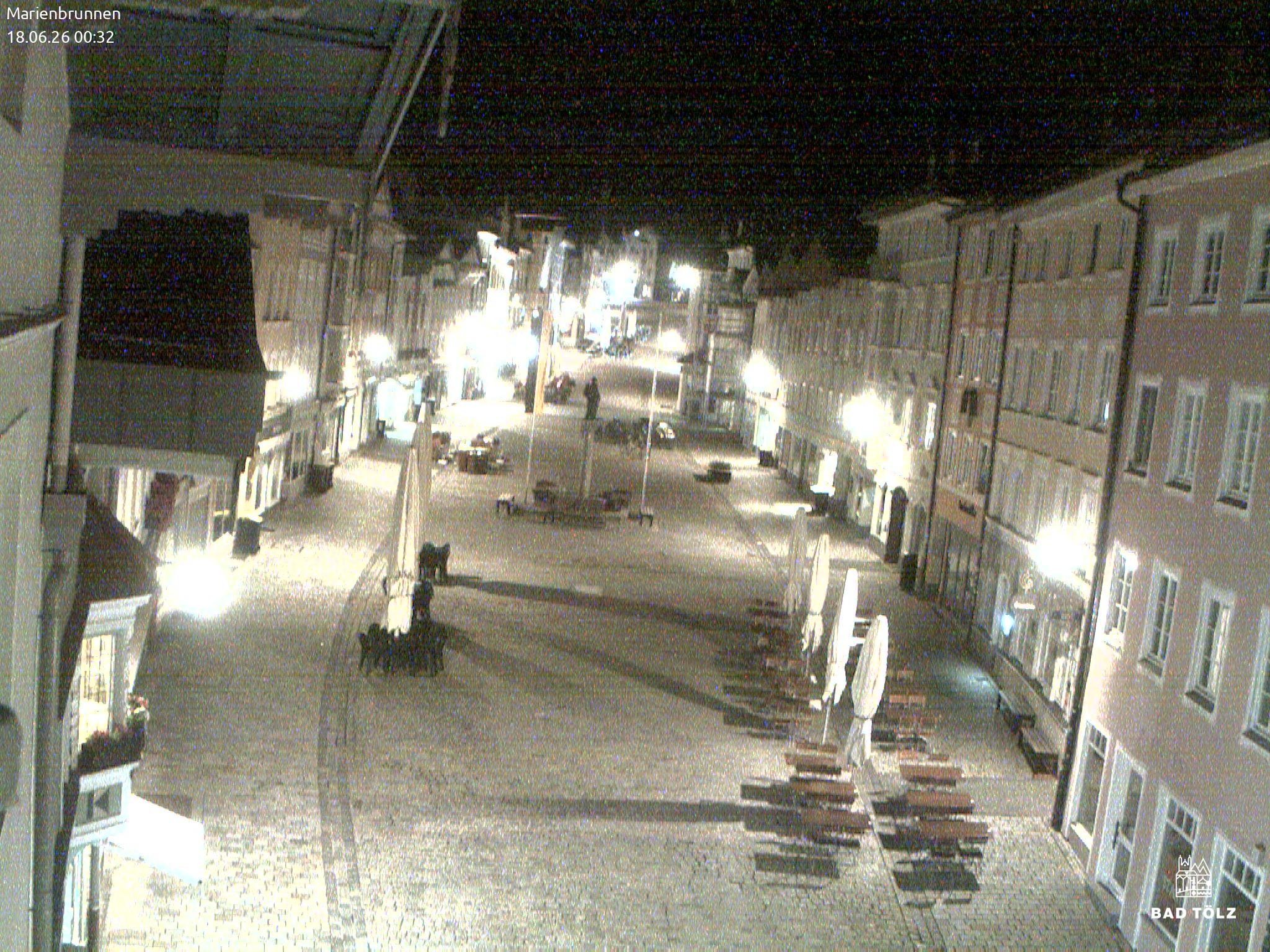 Archived image Webcam Marienbrunnen - Bad Tölz
