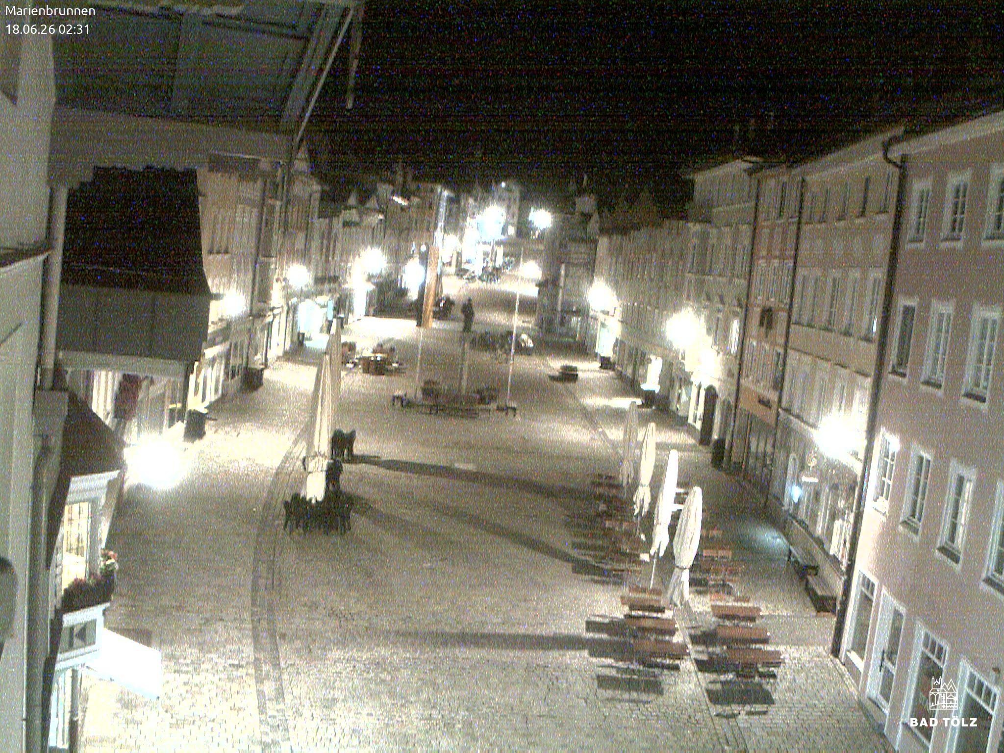 Archived image Webcam Marienbrunnen - Bad Tölz
