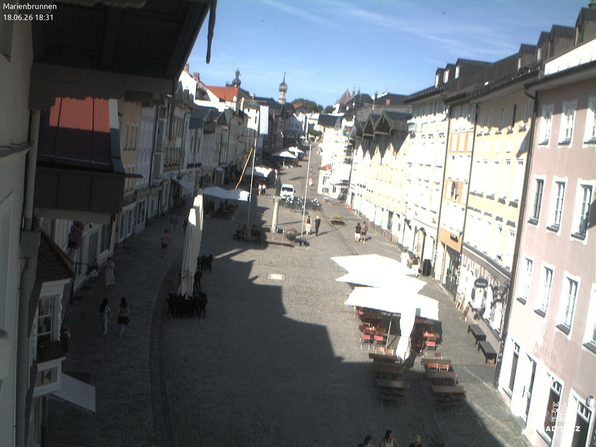 Archived image Webcam Marienbrunnen - Bad Tölz