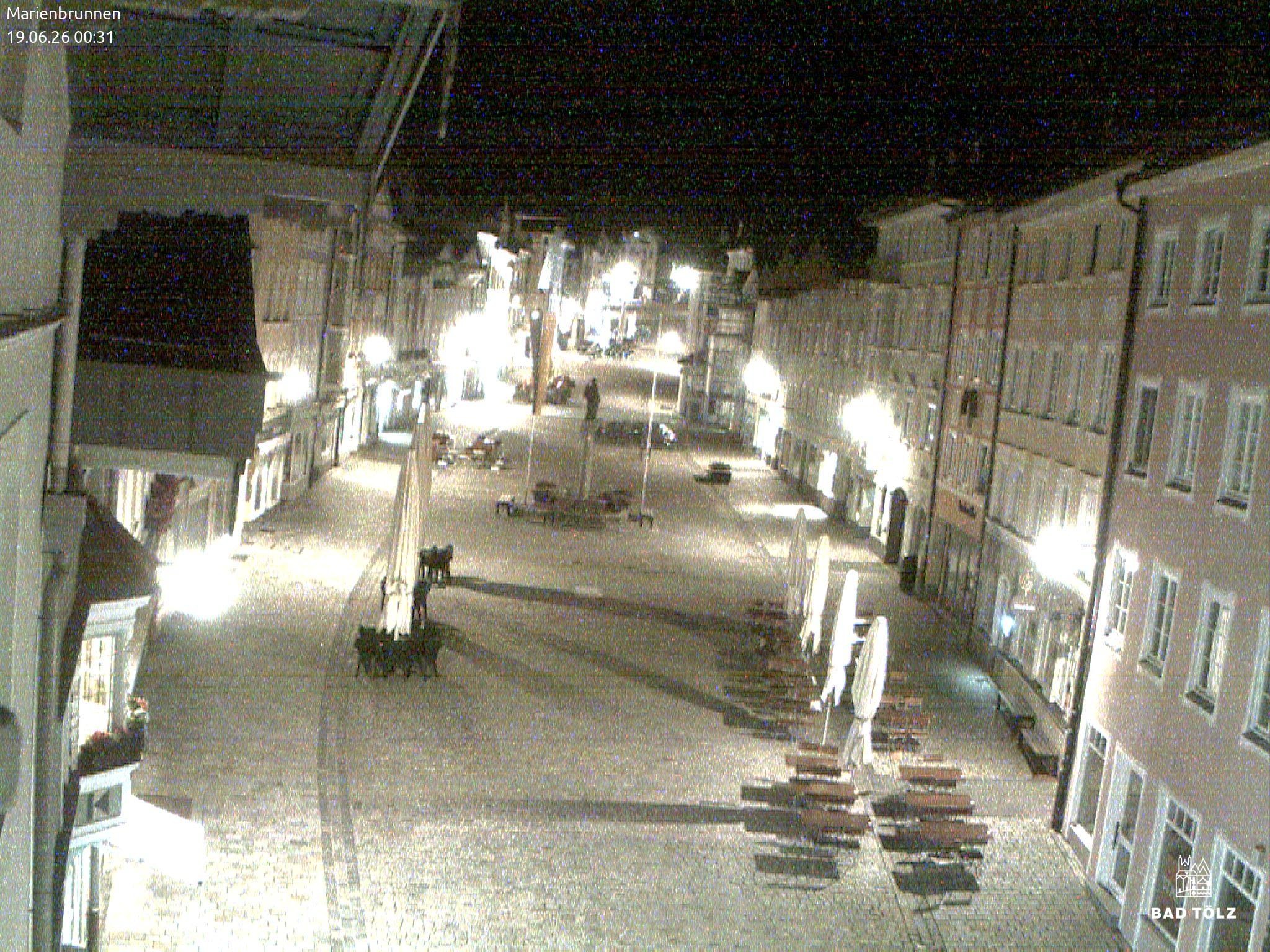 Archived image Webcam Marienbrunnen - Bad Tölz