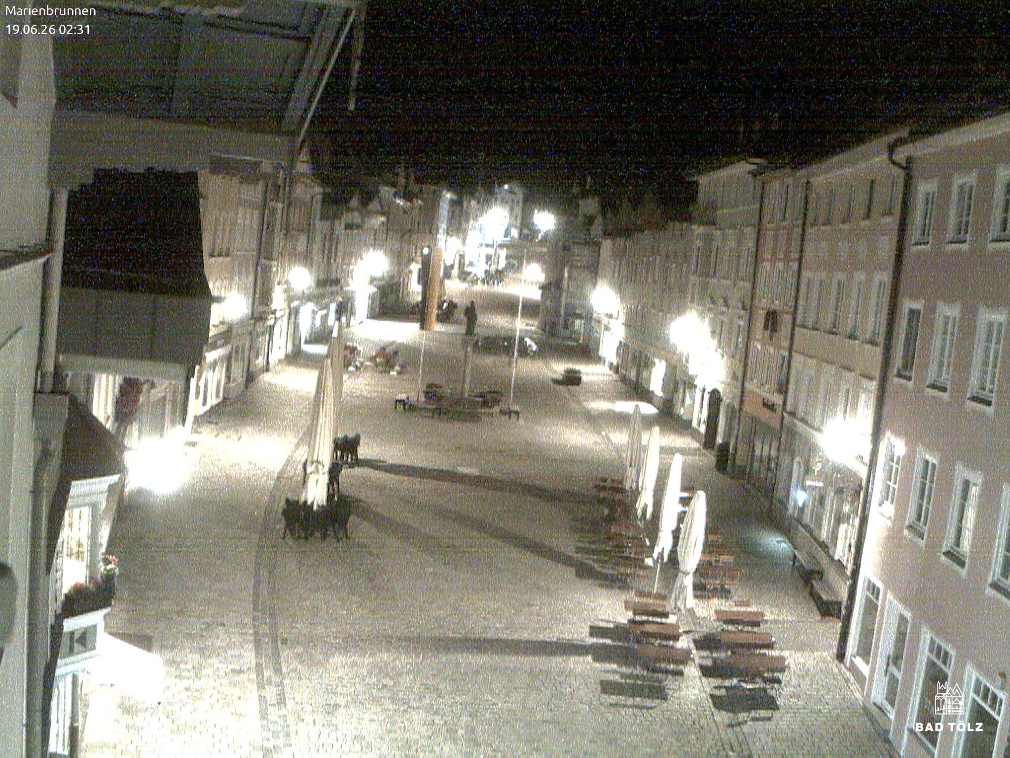 Archived image Webcam Marienbrunnen - Bad Tölz