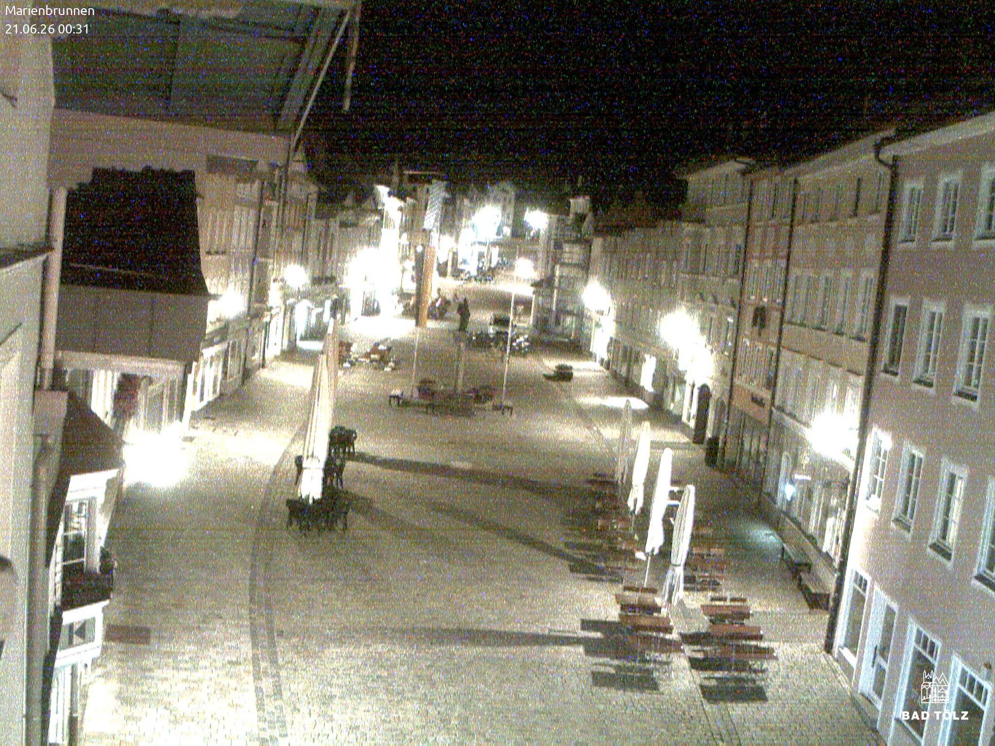 Archiv Foto Webcam Blick auf den Marienbrunnen Bad Tölz
