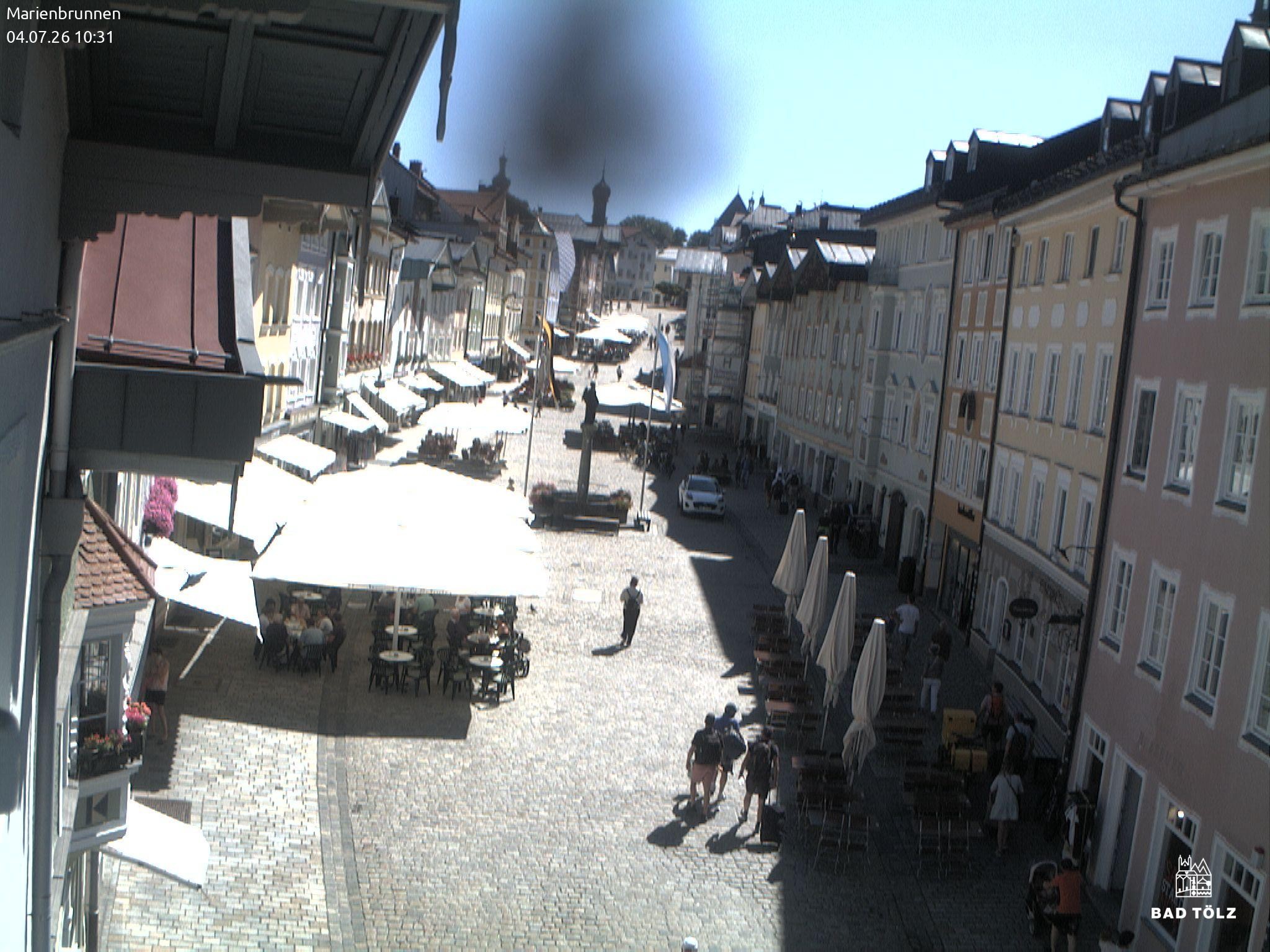 Archived image Webcam Marienbrunnen - Bad Tölz