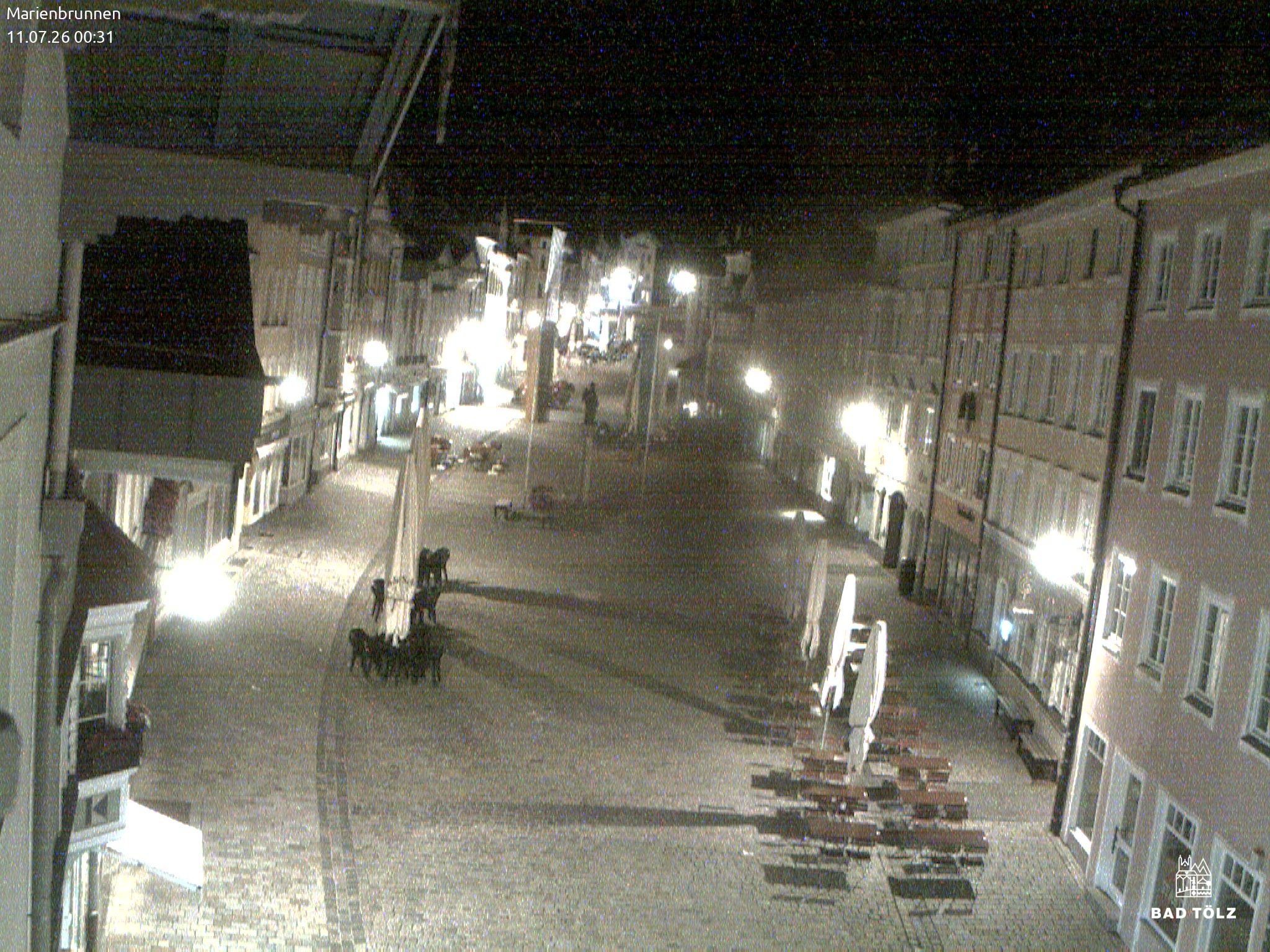 Archived image Webcam Marienbrunnen - Bad Tölz