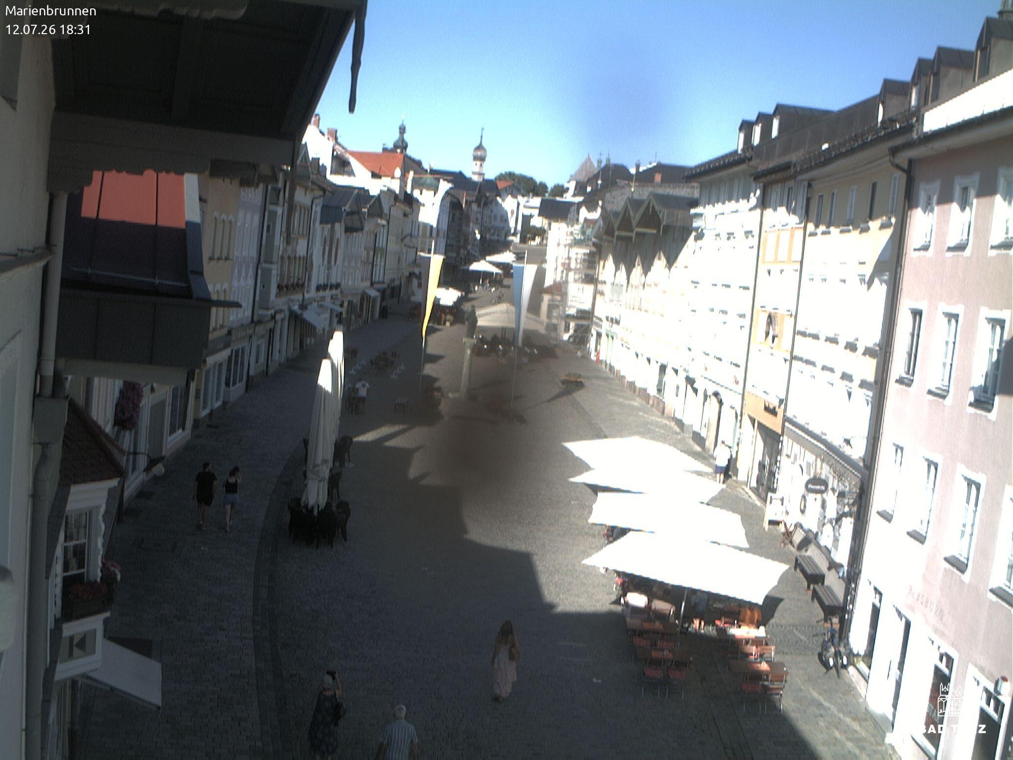 Archived image Webcam Marienbrunnen - Bad Tölz