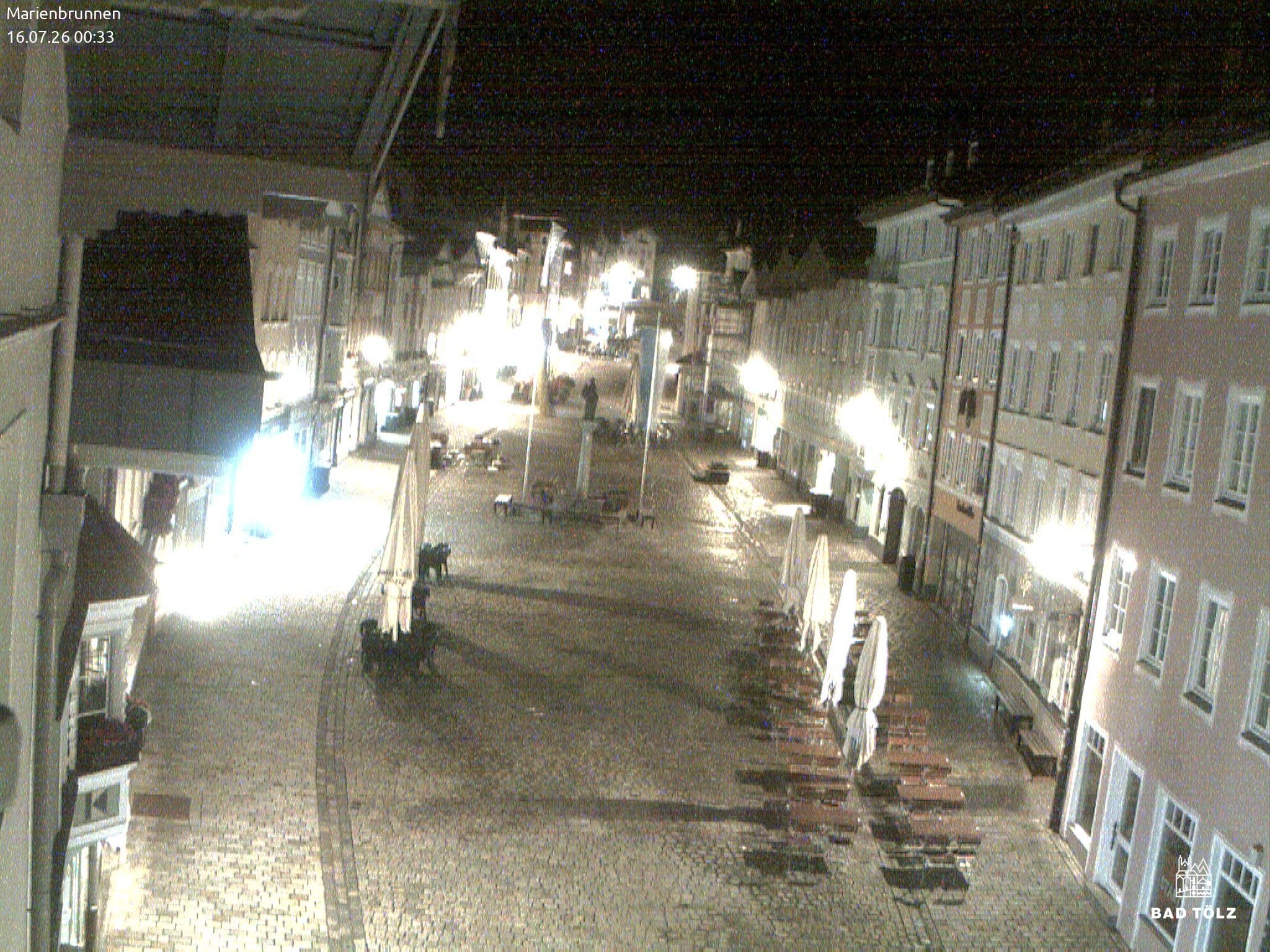 Archived image Webcam Marienbrunnen - Bad Tölz