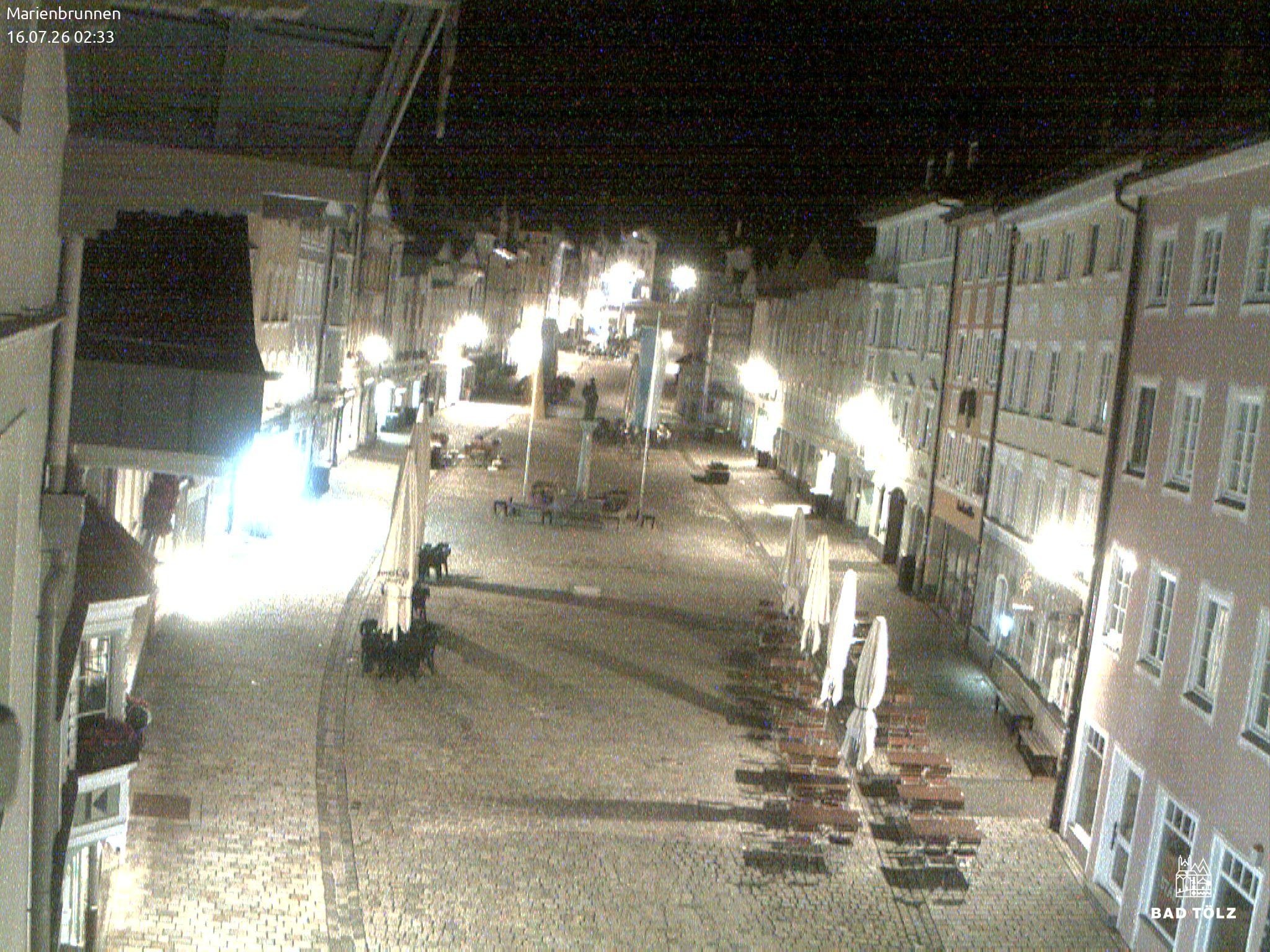 Archived image Webcam Marienbrunnen - Bad Tölz