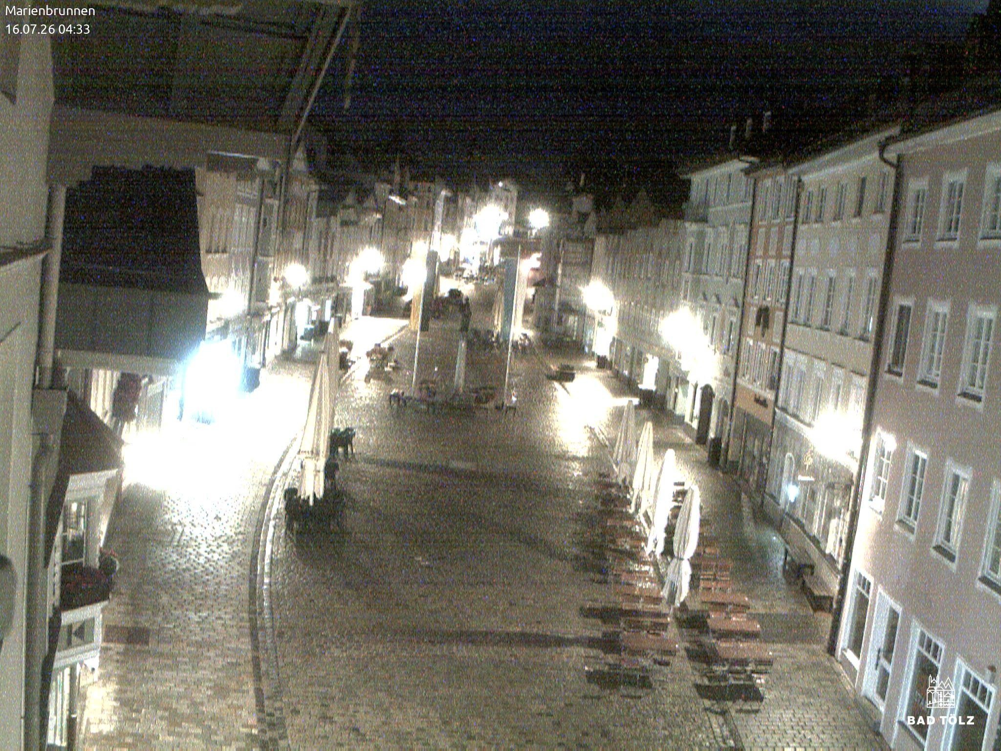 Archived image Webcam Marienbrunnen - Bad Tölz