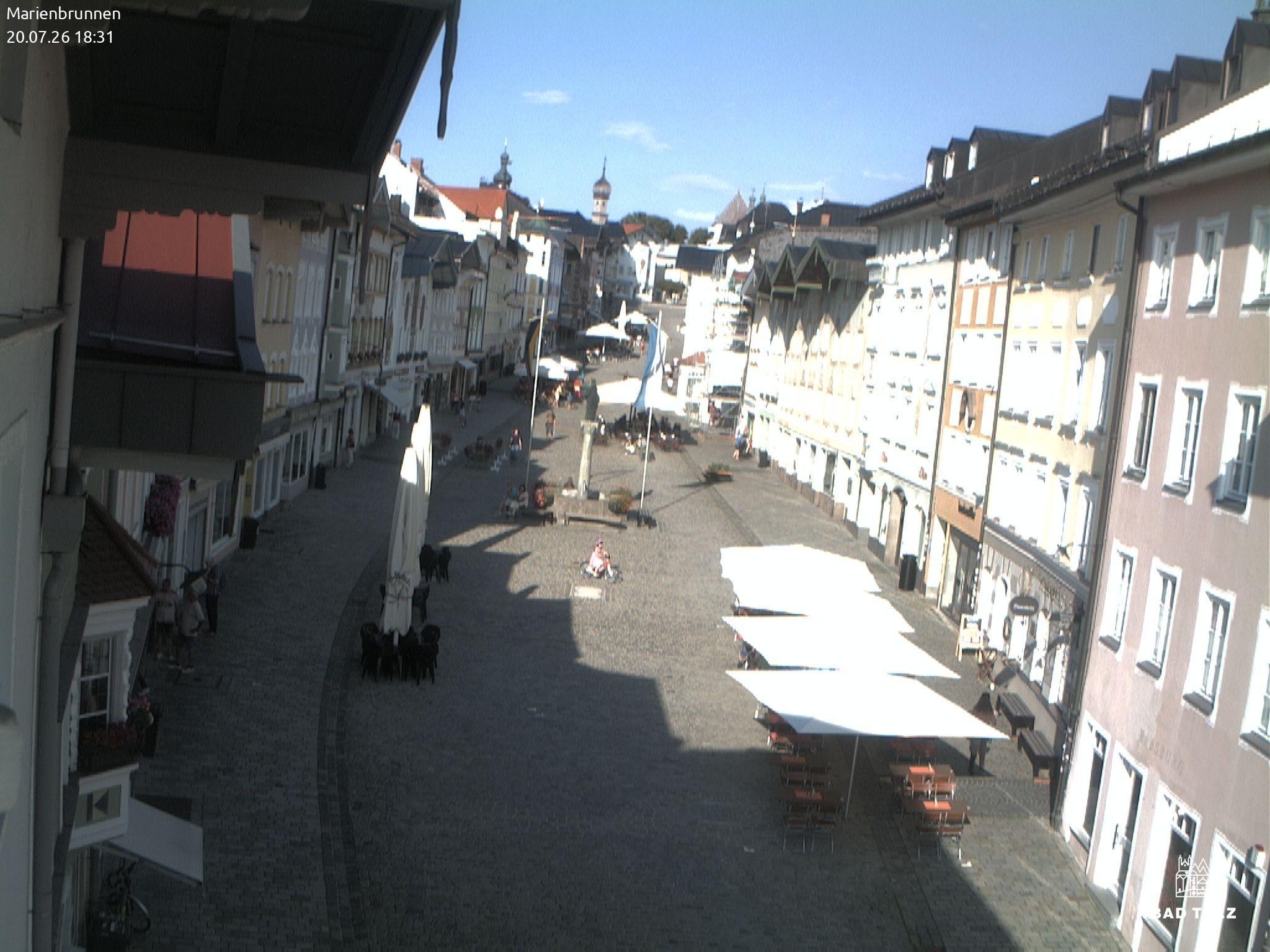 Archived image Webcam Marienbrunnen - Bad Tölz