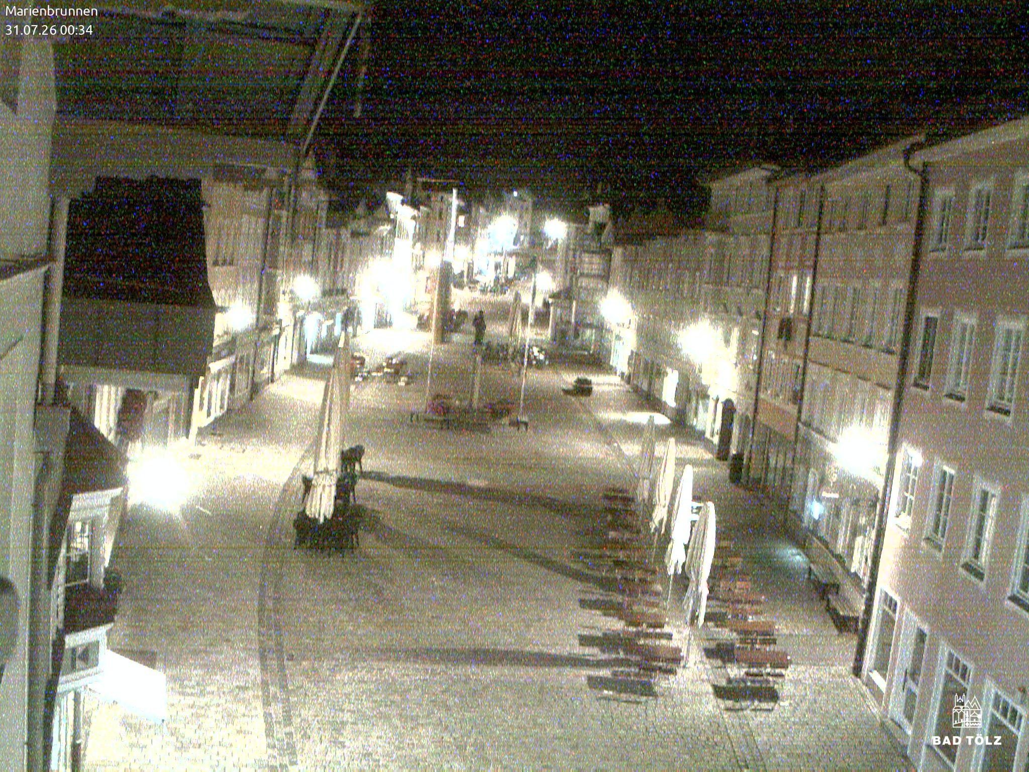 Archiv Foto Webcam Blick auf den Marienbrunnen Bad Tölz