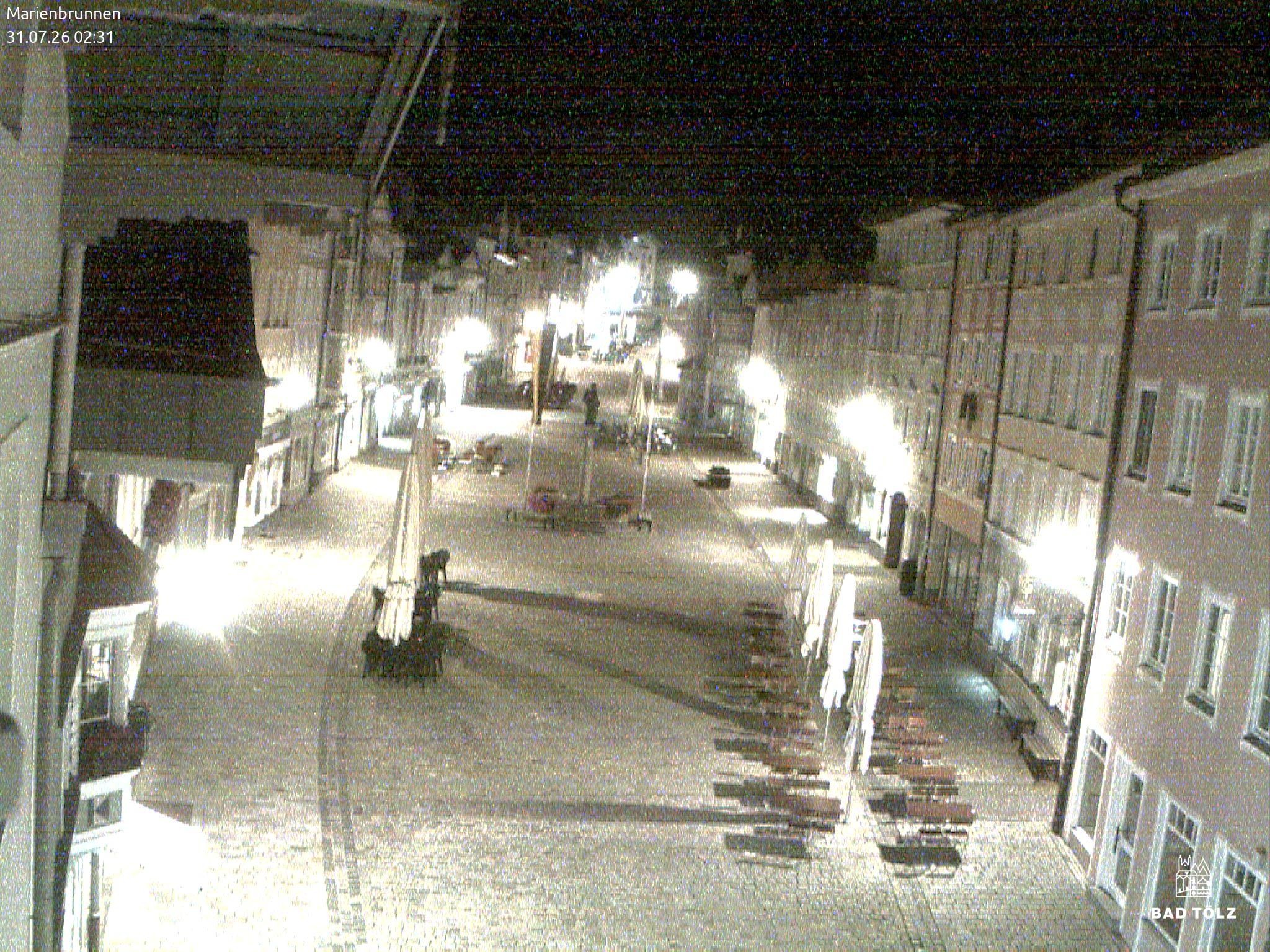Archiv Foto Webcam Blick auf den Marienbrunnen Bad Tölz