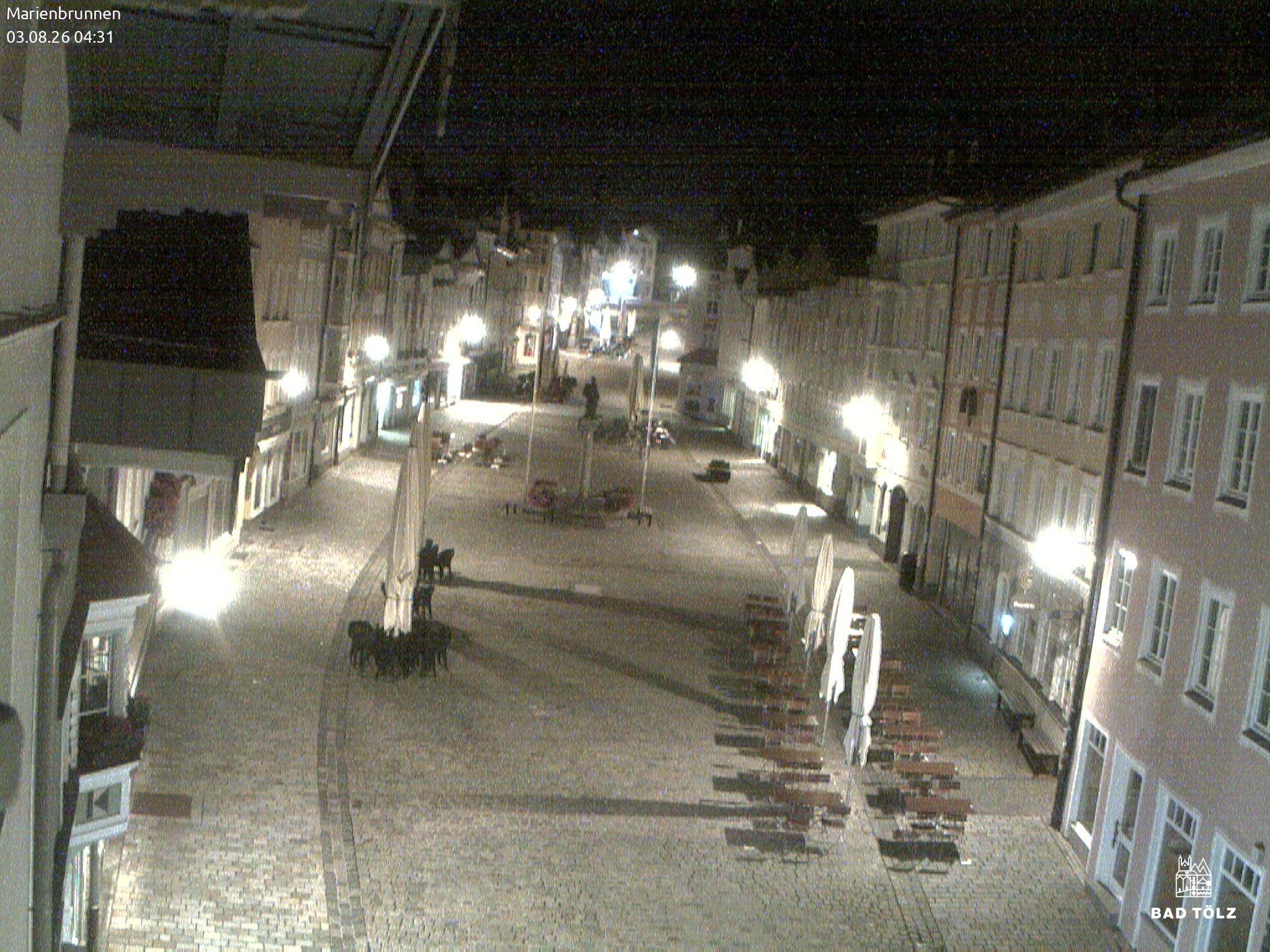 Archived image Webcam Marienbrunnen - Bad Tölz