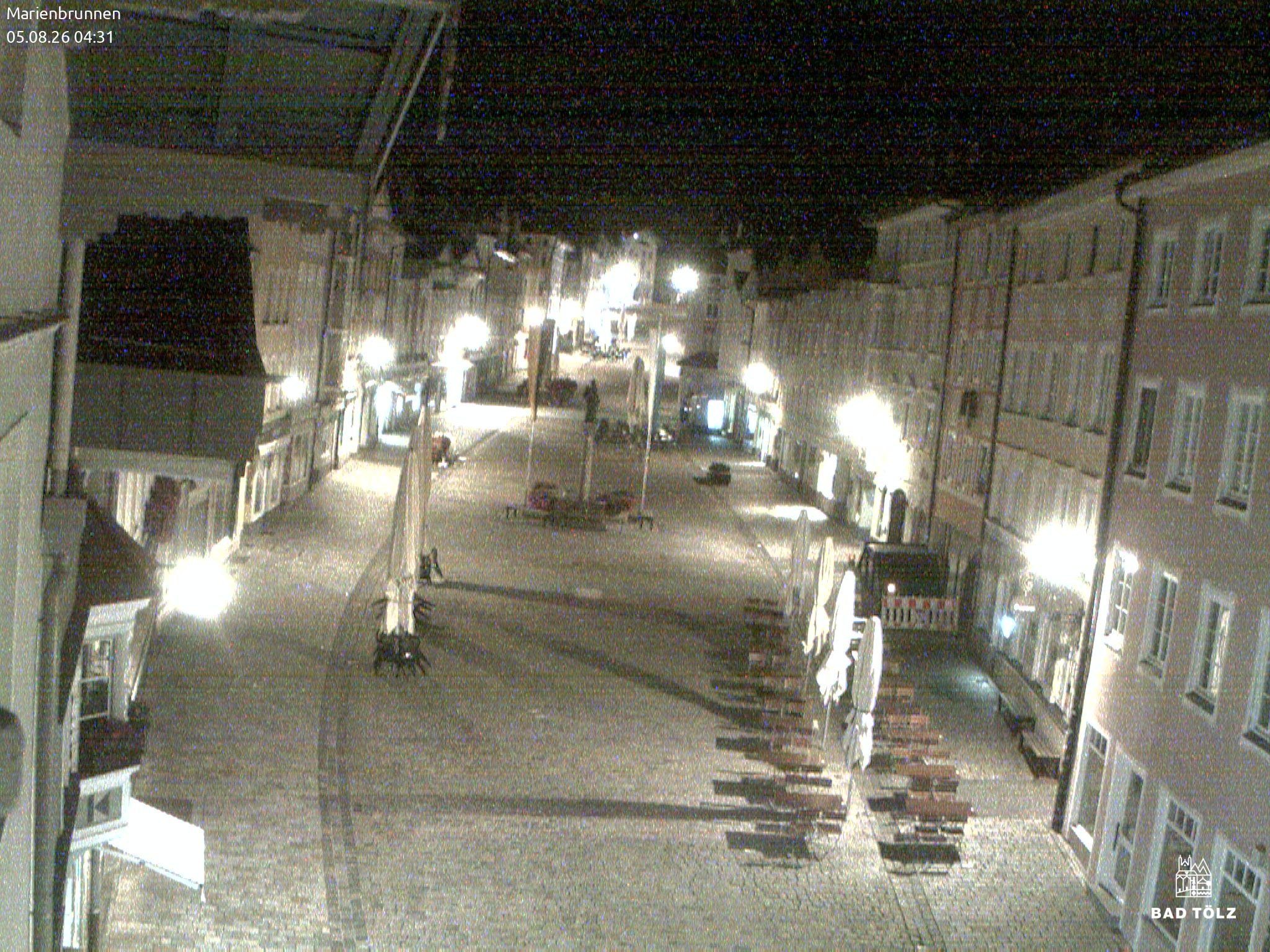 Archived image Webcam Marienbrunnen - Bad Tölz