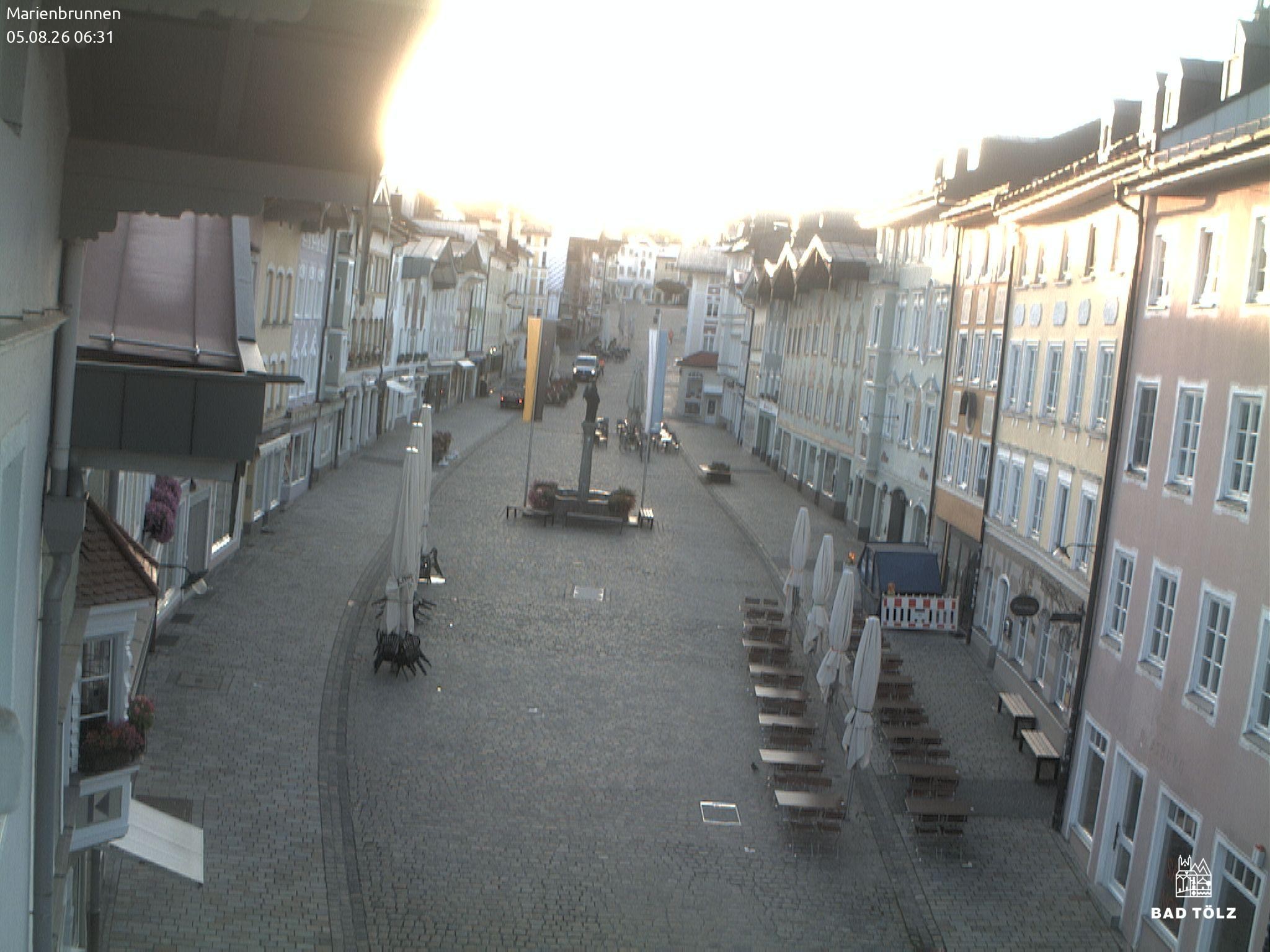 Archived image Webcam Marienbrunnen - Bad Tölz