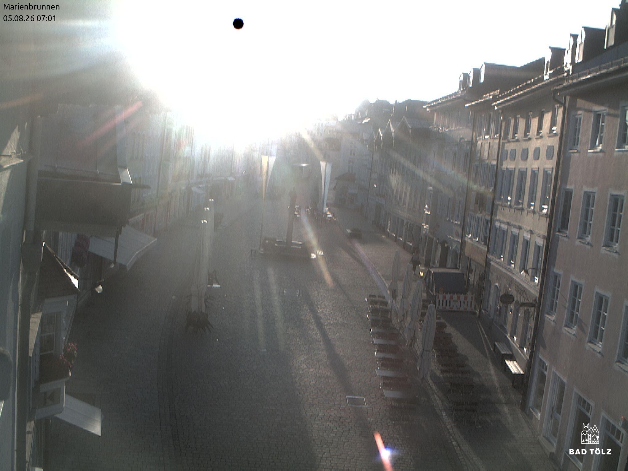Archived image Webcam Marienbrunnen - Bad Tölz