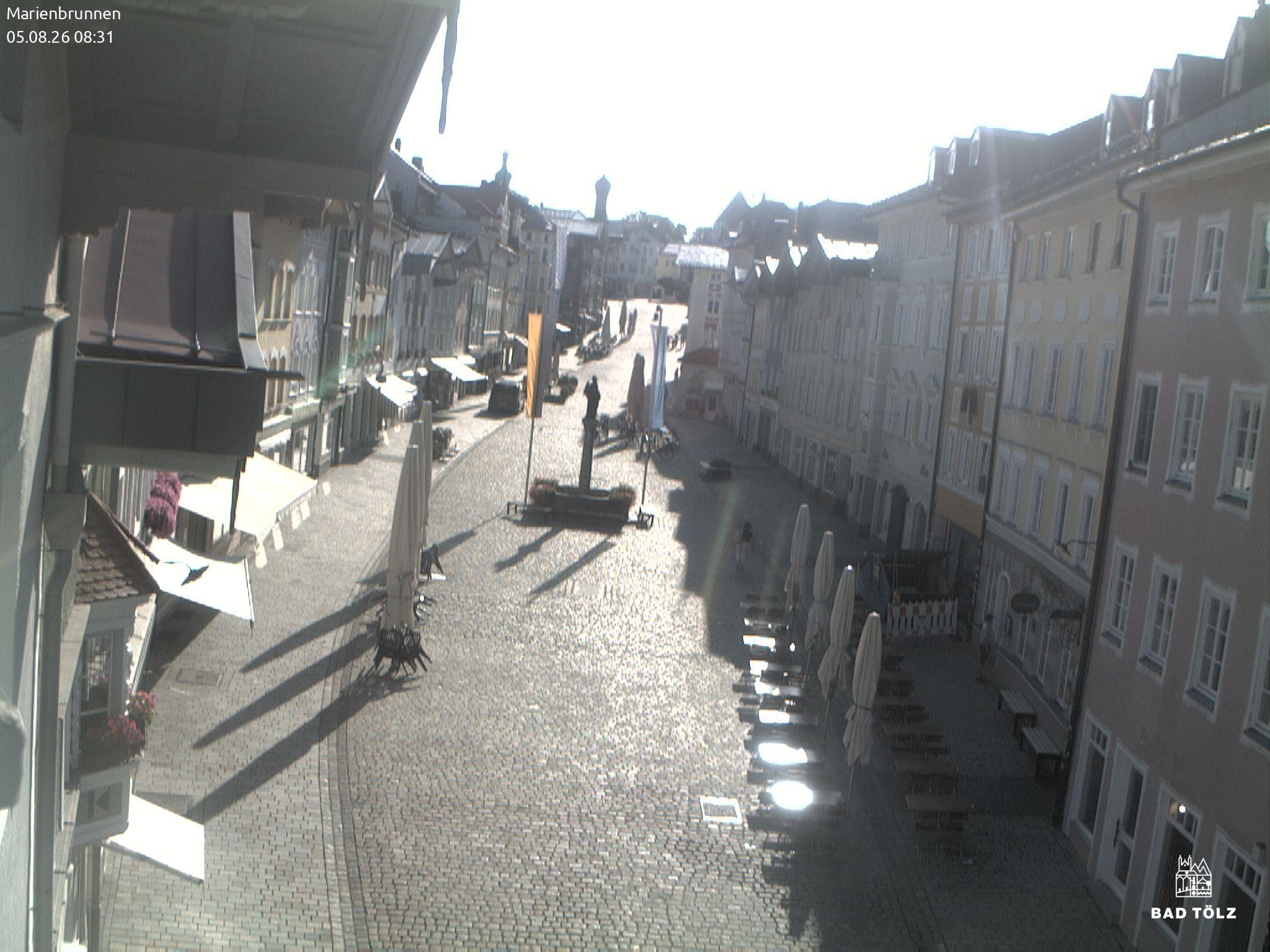 Archived image Webcam Marienbrunnen - Bad Tölz