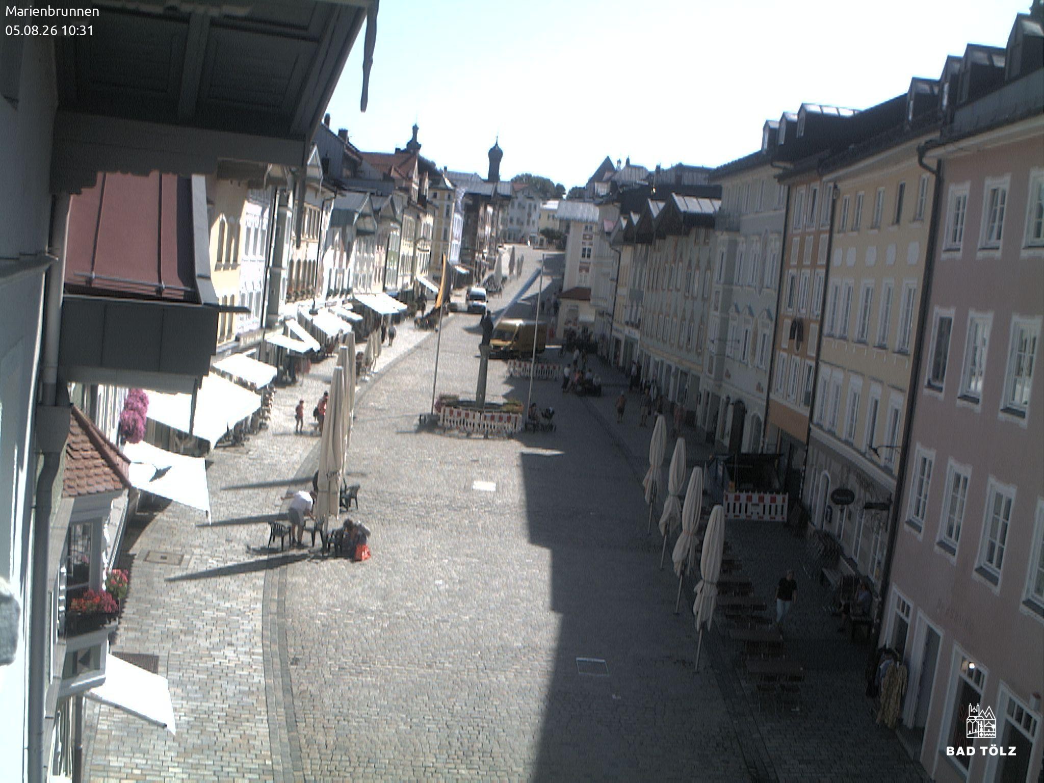 Archived image Webcam Marienbrunnen - Bad Tölz
