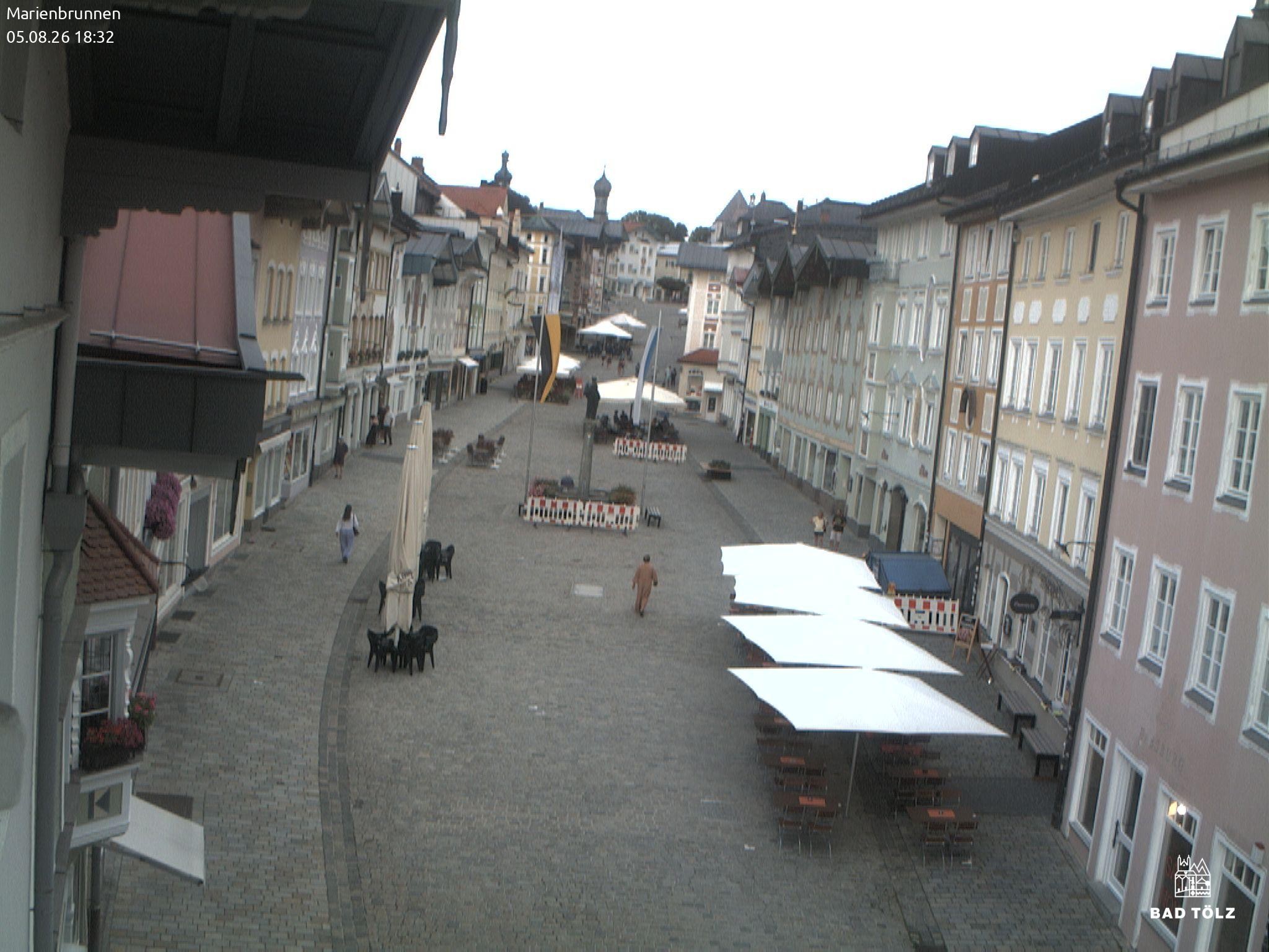 Archived image Webcam Marienbrunnen - Bad Tölz
