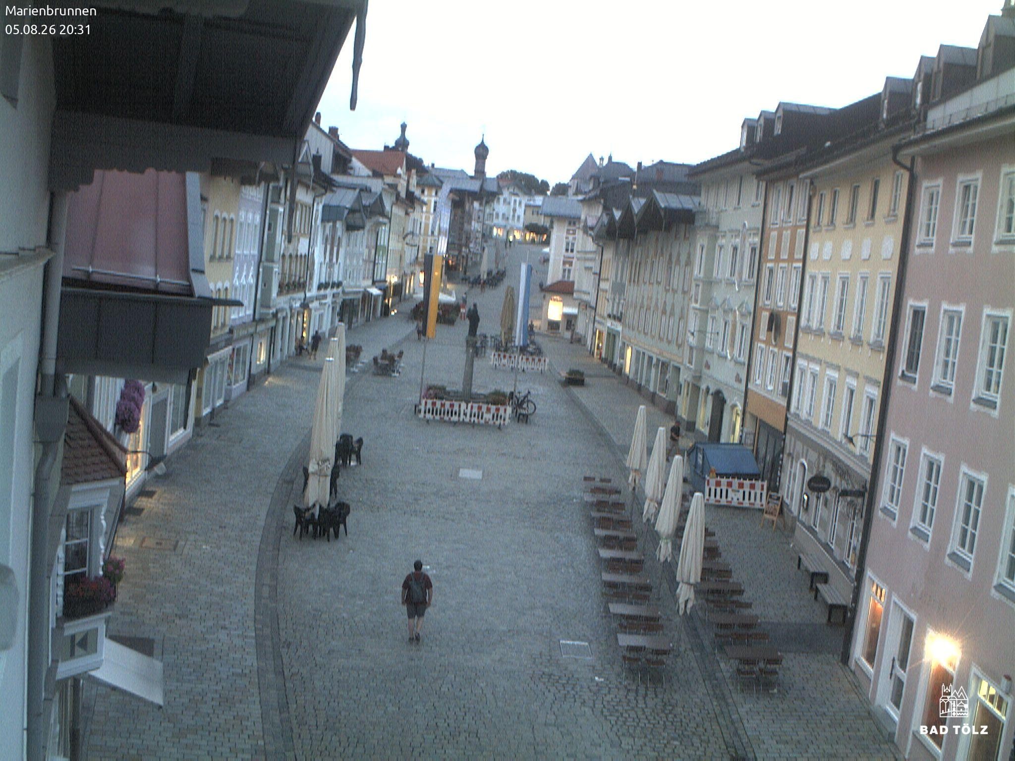 Archived image Webcam Marienbrunnen - Bad Tölz