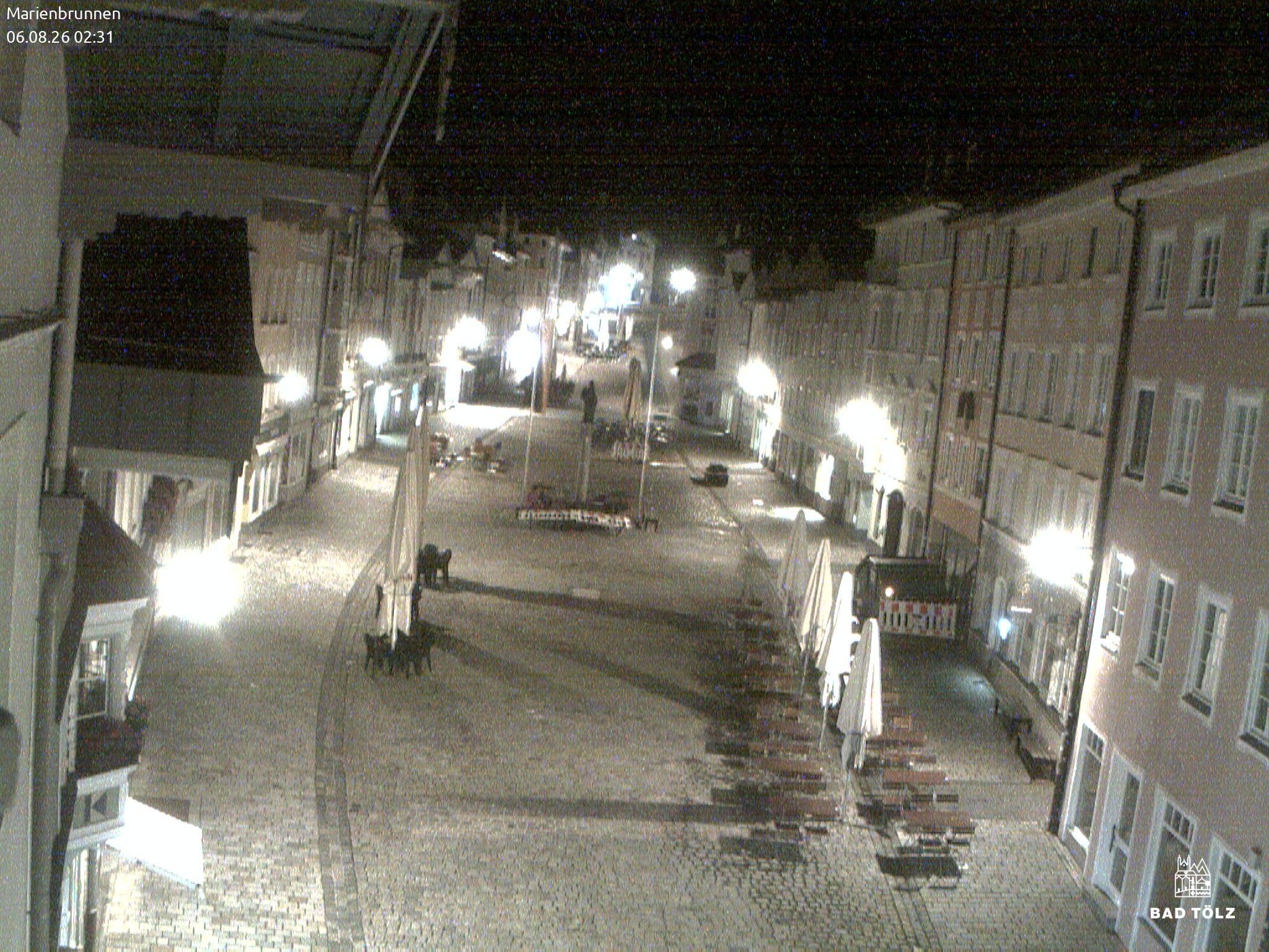 Archived image Webcam Marienbrunnen - Bad Tölz