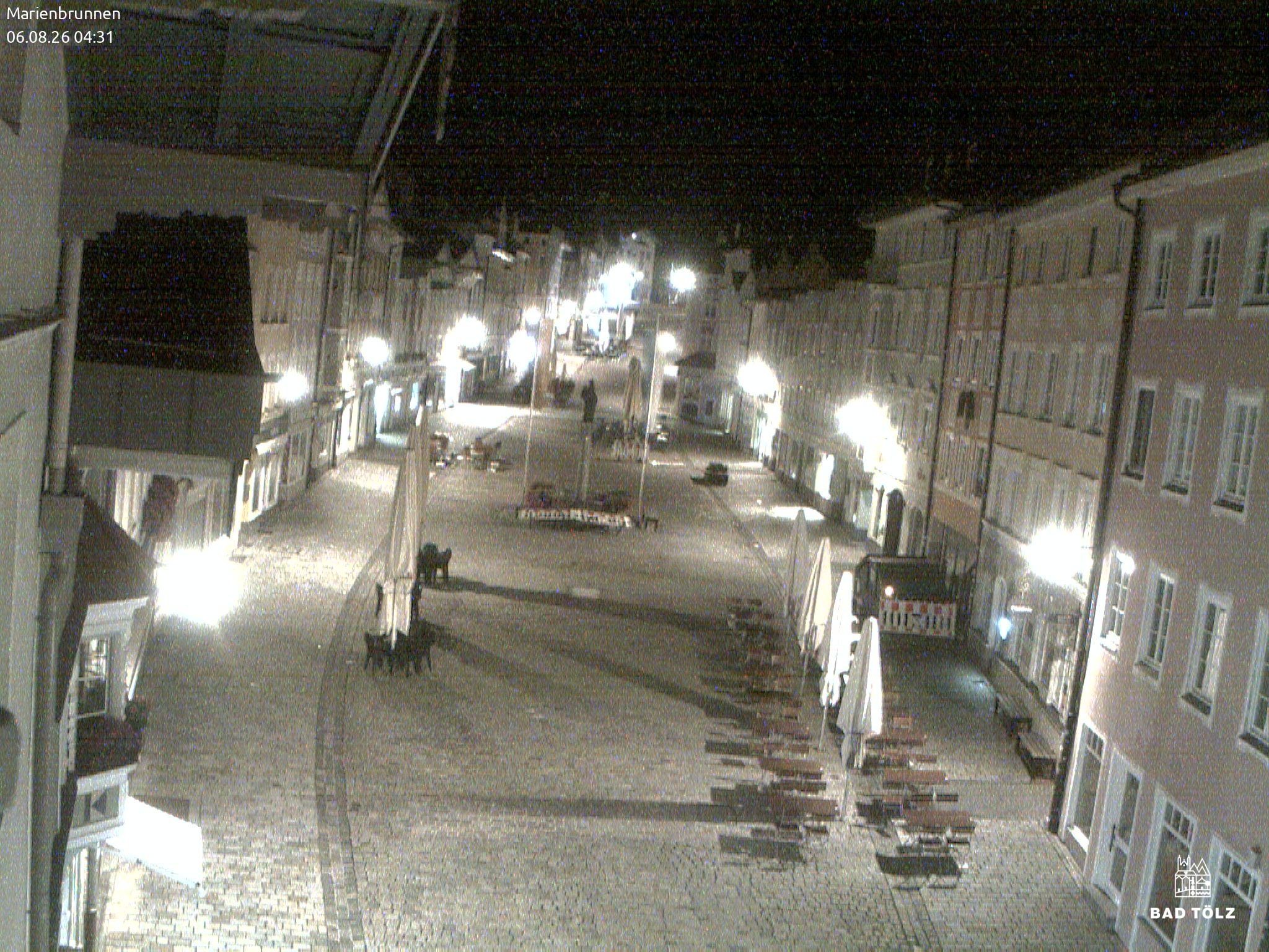 Archived image Webcam Marienbrunnen - Bad Tölz