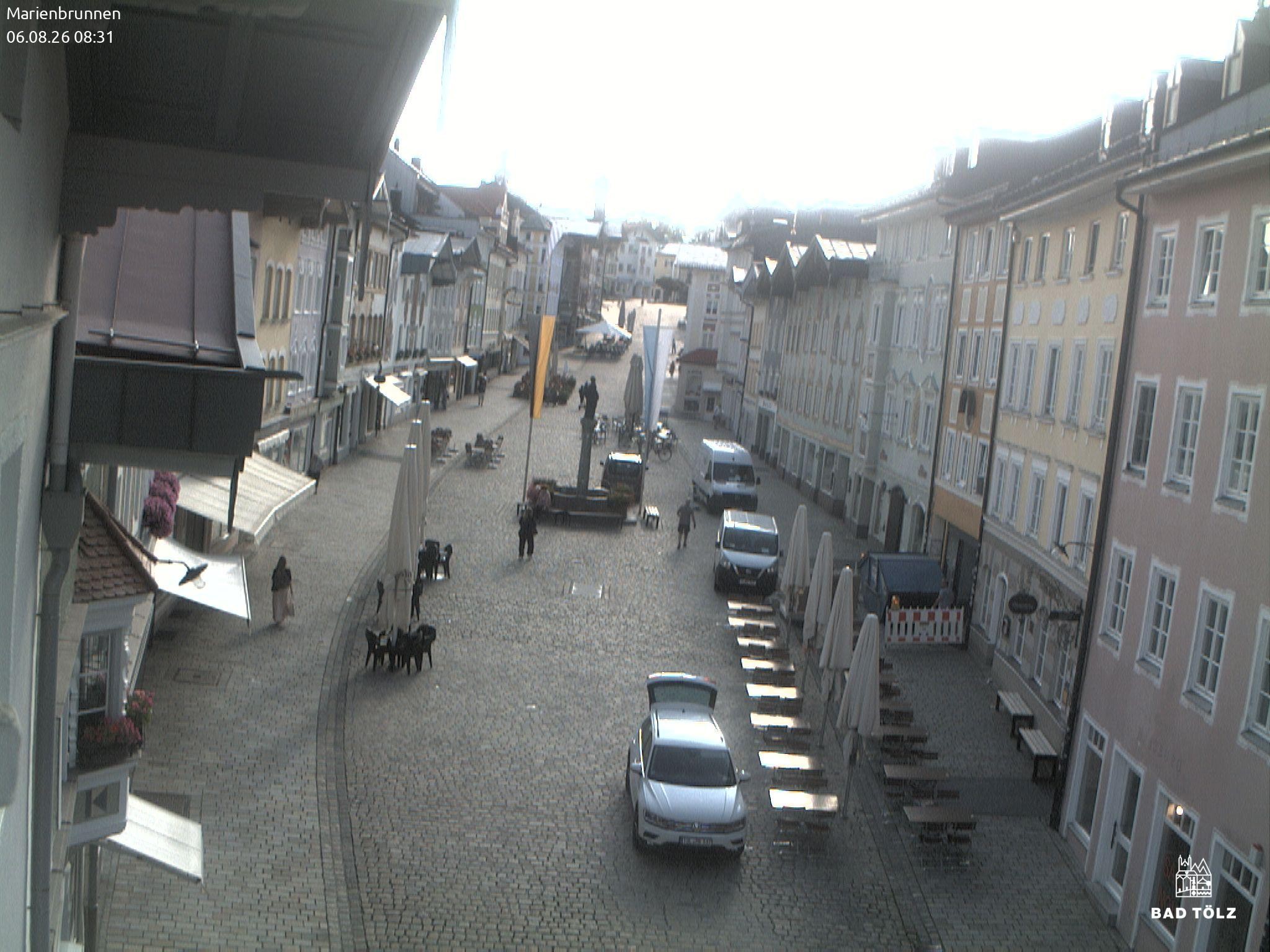 Archived image Webcam Marienbrunnen - Bad Tölz