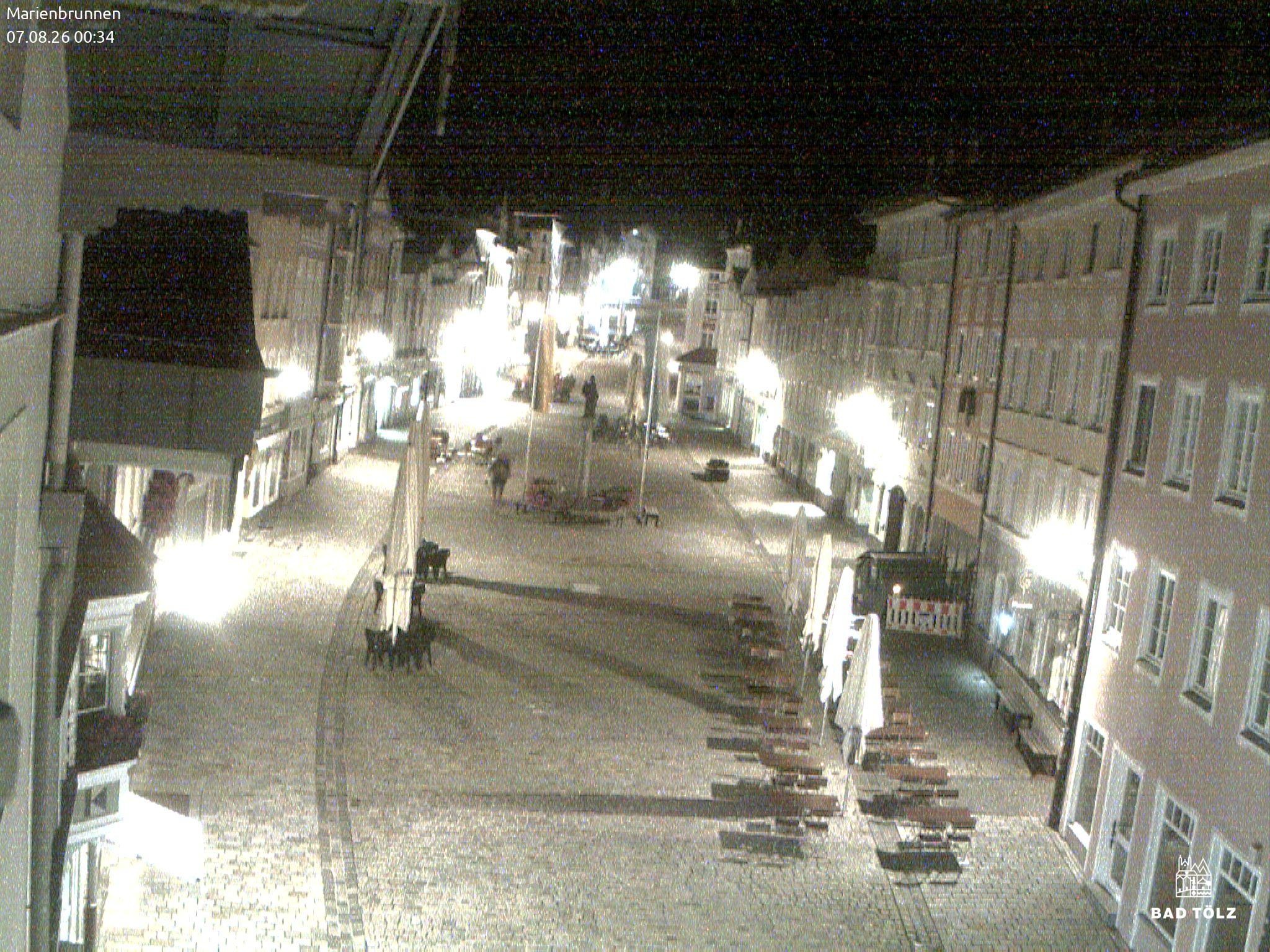 Archived image Webcam Marienbrunnen - Bad Tölz