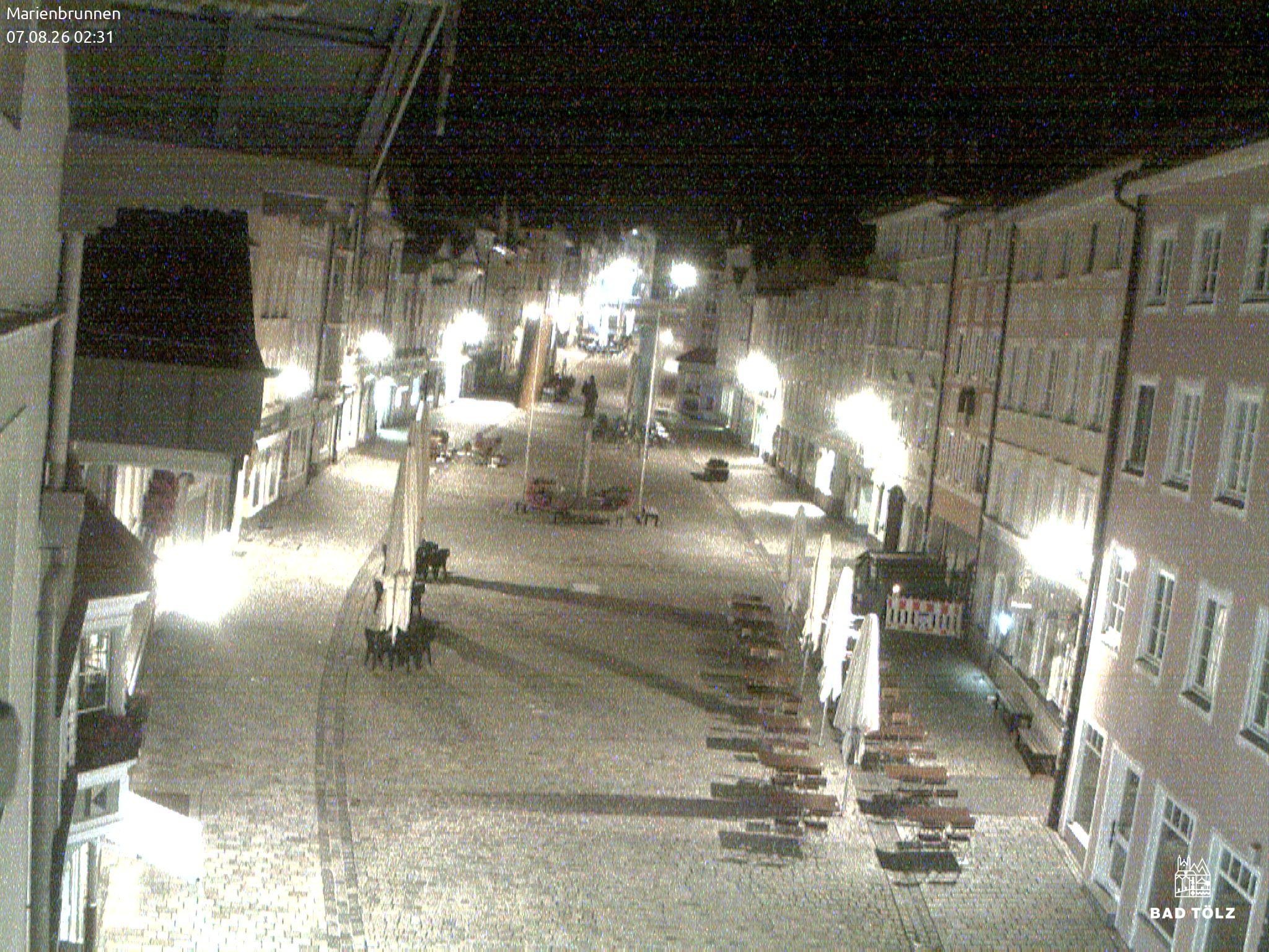 Archived image Webcam Marienbrunnen - Bad Tölz