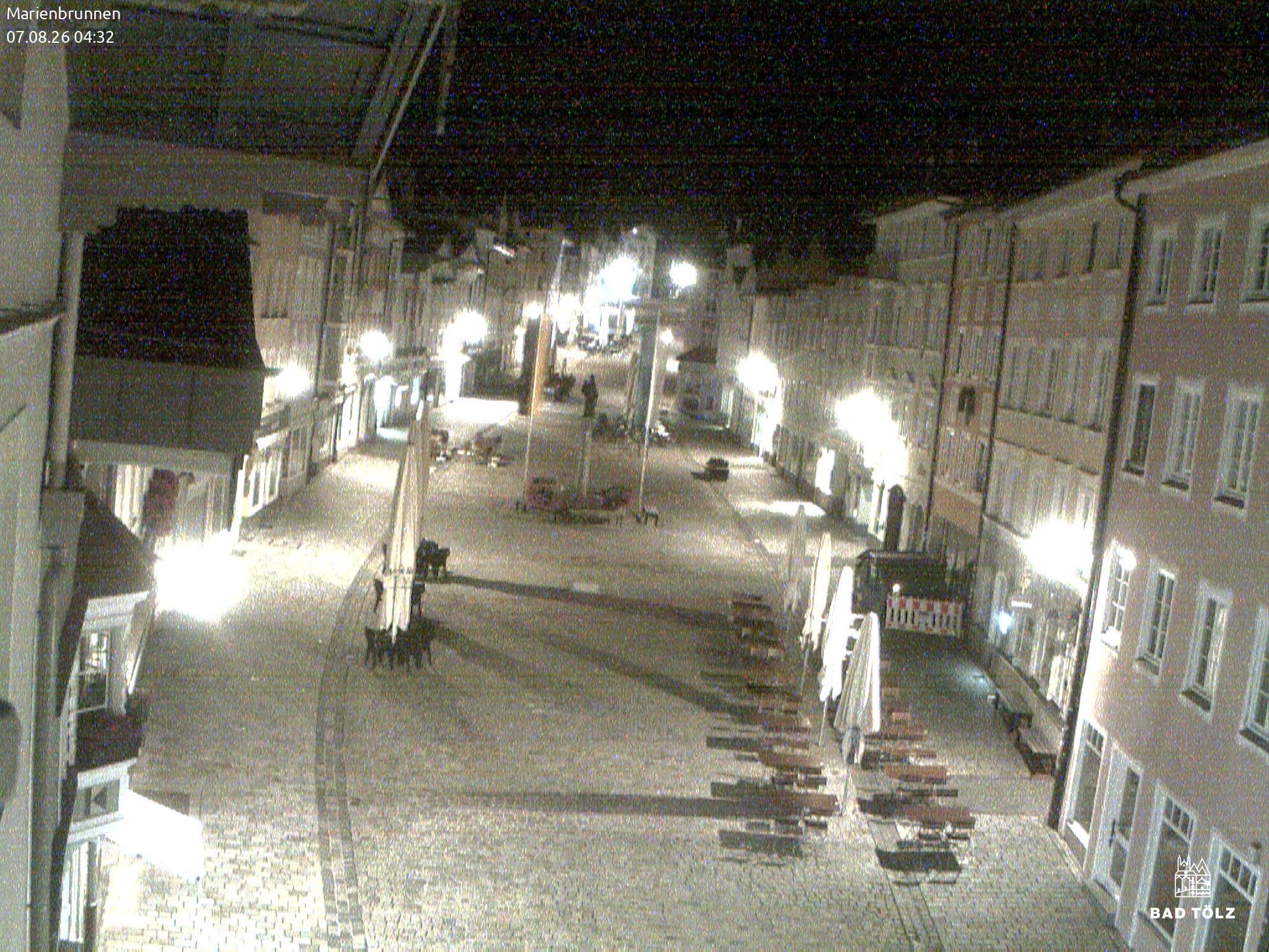 Archived image Webcam Marienbrunnen - Bad Tölz