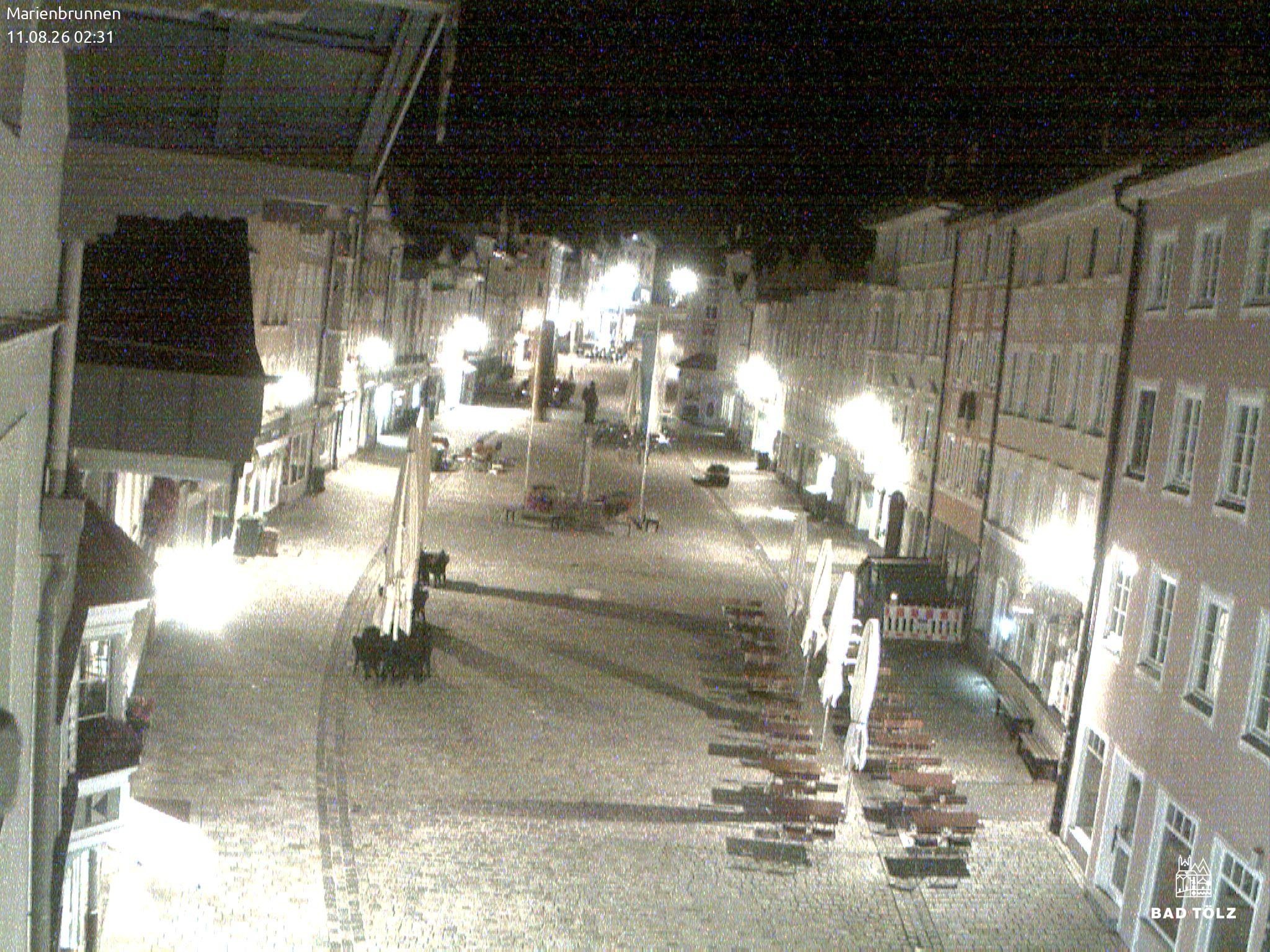 Archiv Foto Webcam Blick auf den Marienbrunnen Bad Tölz