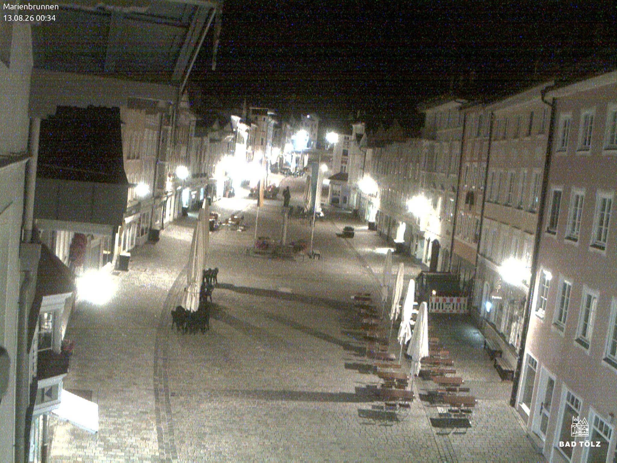 Archived image Webcam Marienbrunnen - Bad Tölz