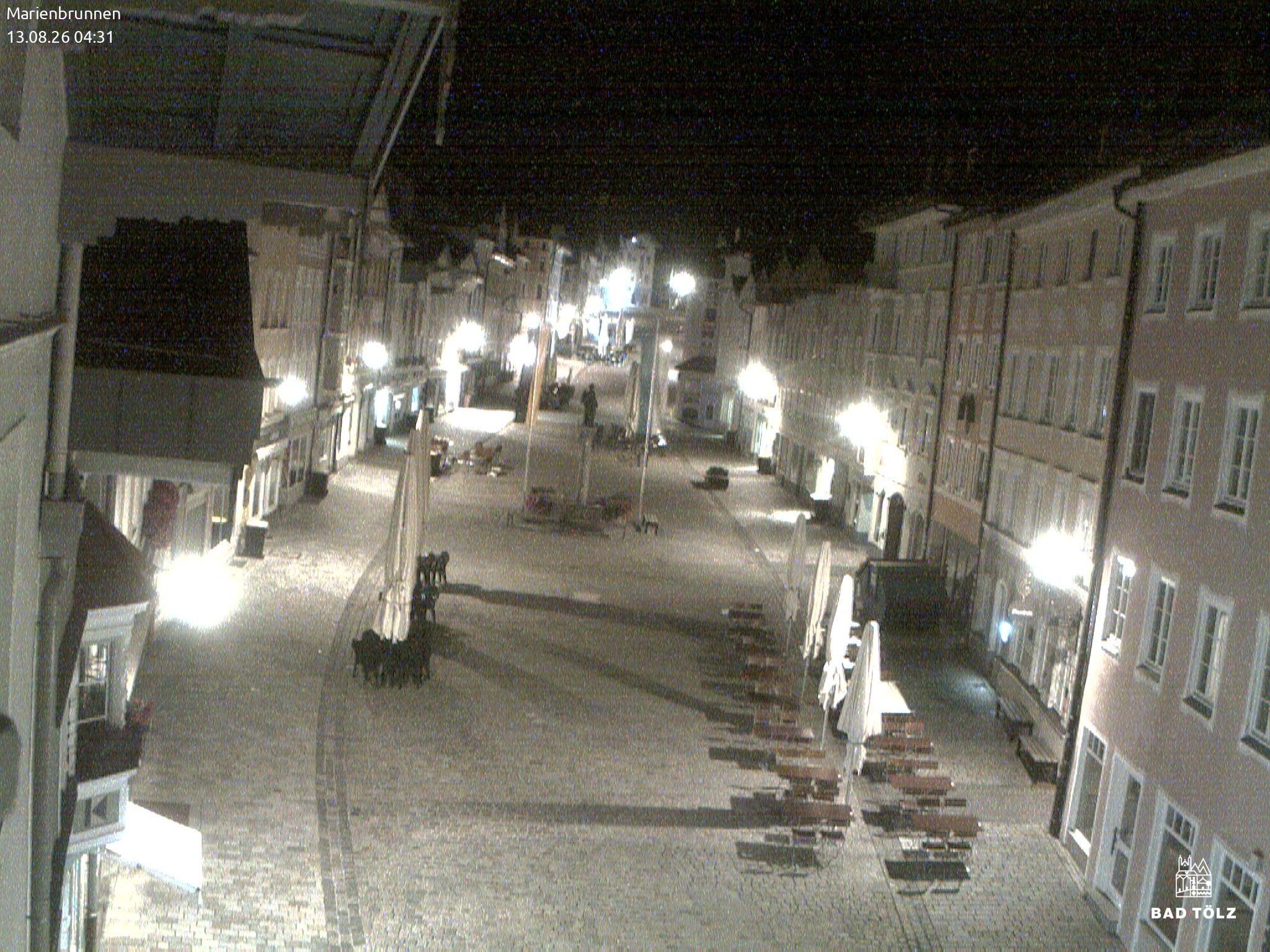 Archived image Webcam Marienbrunnen - Bad Tölz