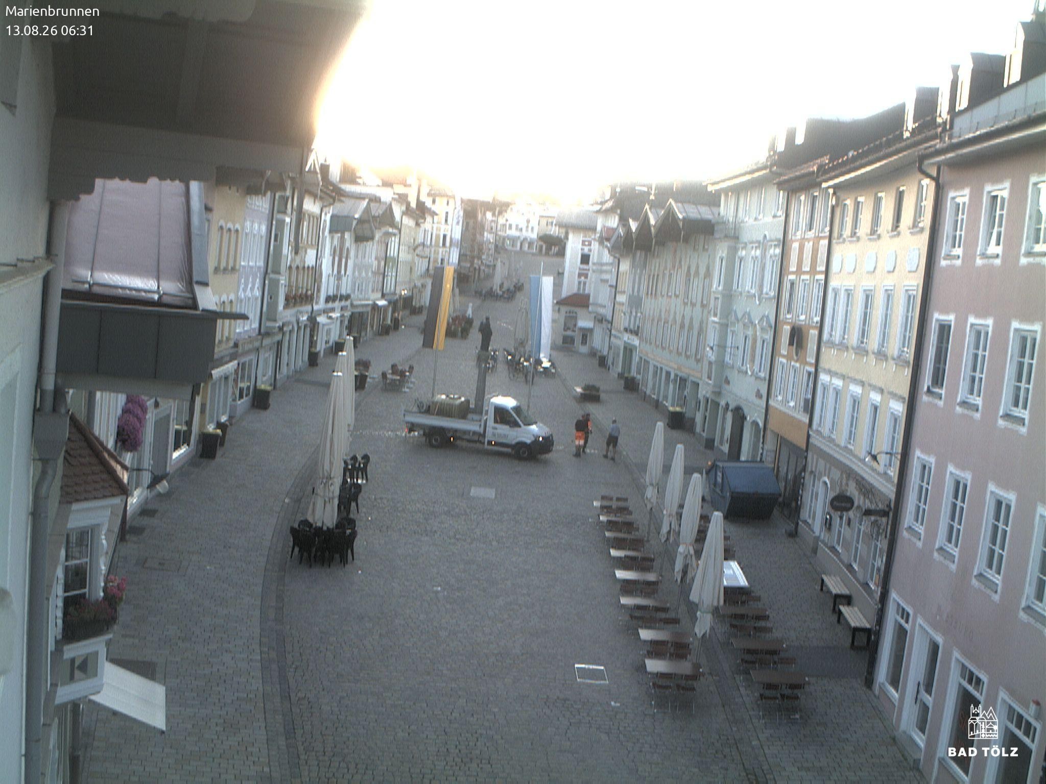 Archived image Webcam Marienbrunnen - Bad Tölz
