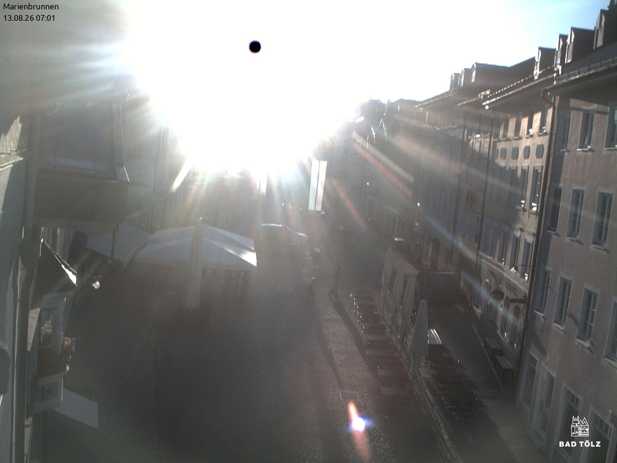Archived image Webcam Marienbrunnen - Bad Tölz