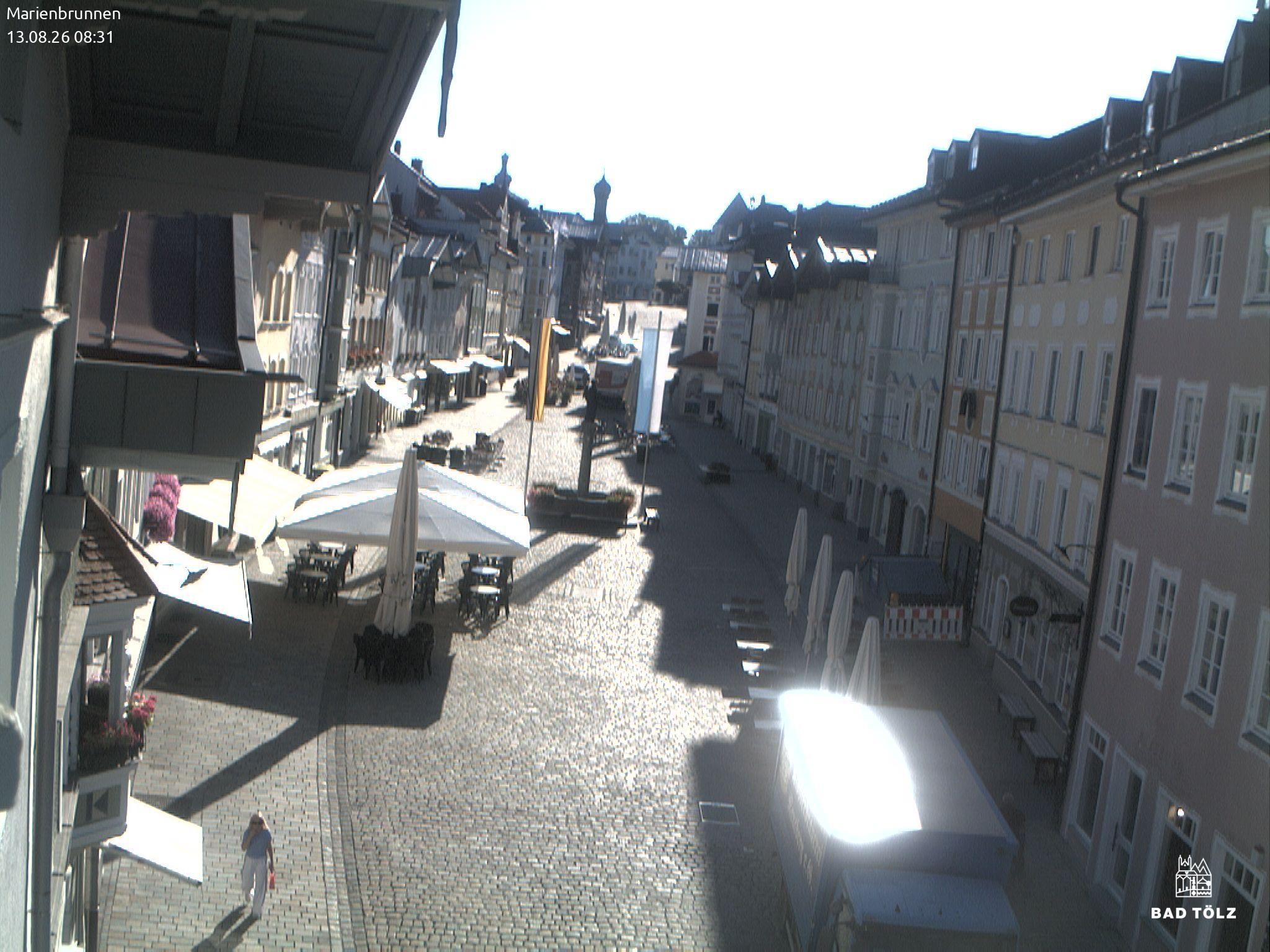 Archived image Webcam Marienbrunnen - Bad Tölz