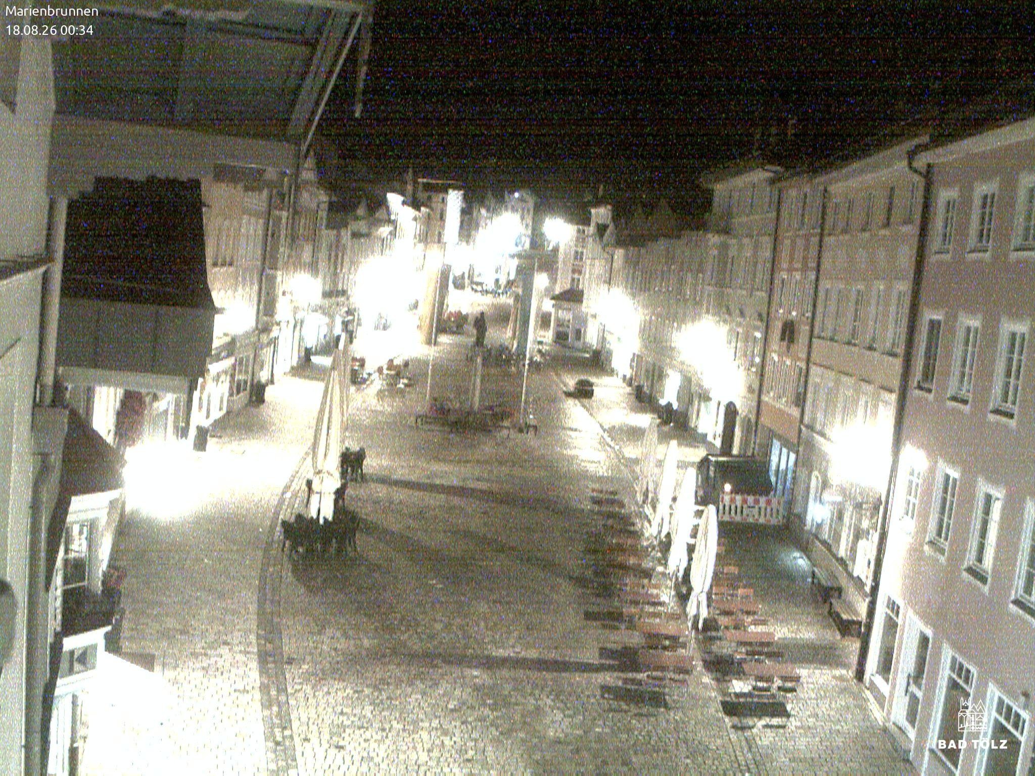 Archived image Webcam Marienbrunnen - Bad Tölz