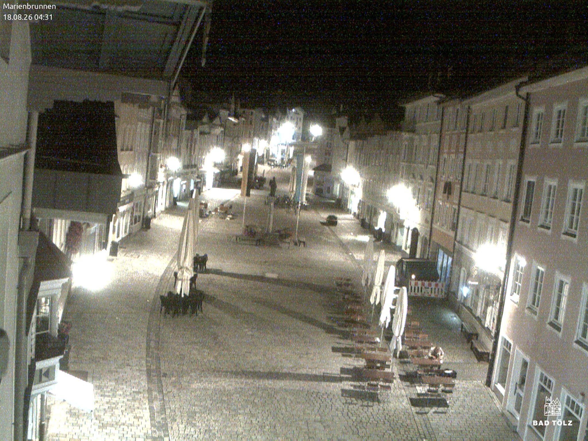 Archived image Webcam Marienbrunnen - Bad Tölz